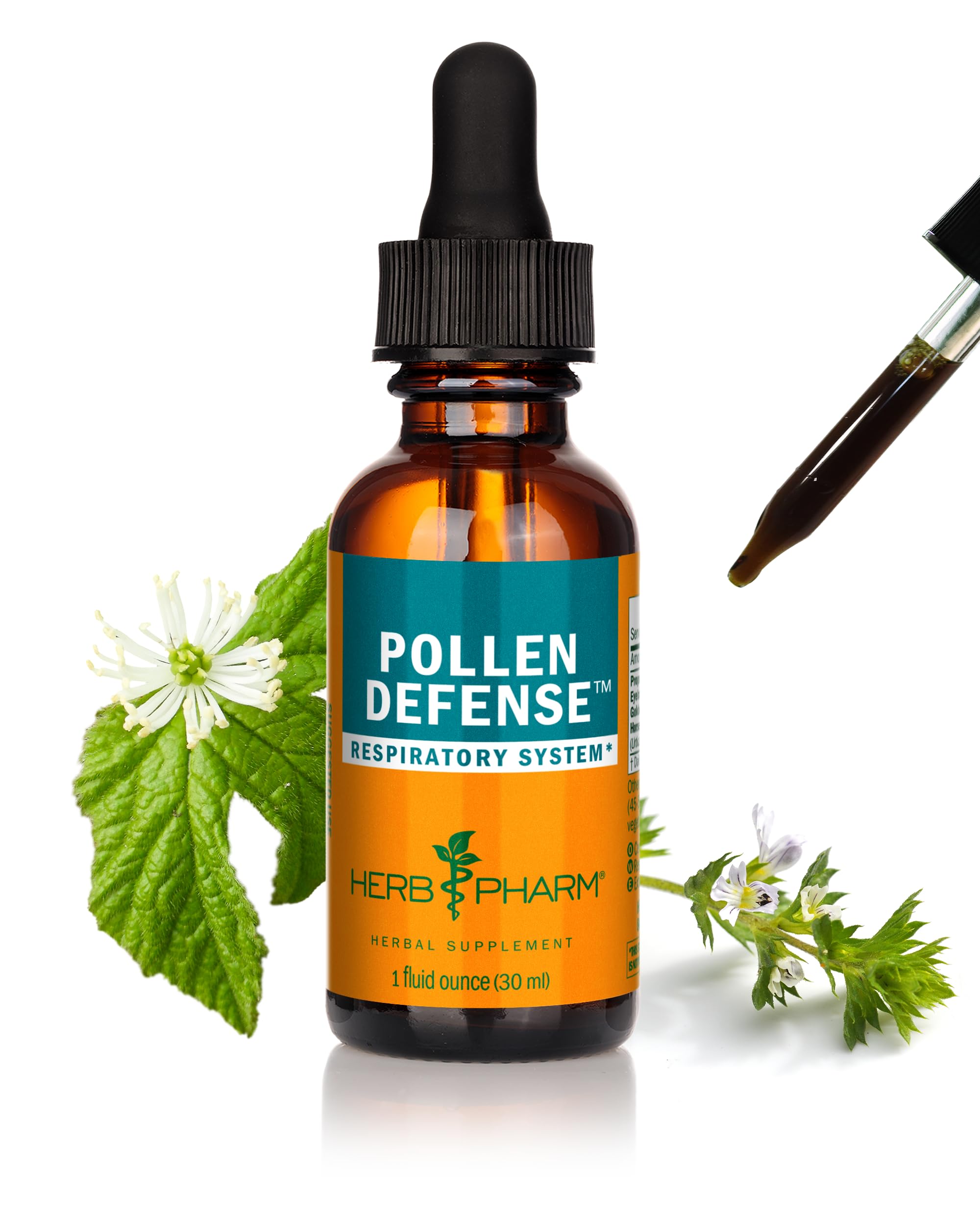 Herb Pharm Pollen Defense Liquid Herbal Formula for Respiratory System Support - 1 Ounce (FEYE01)