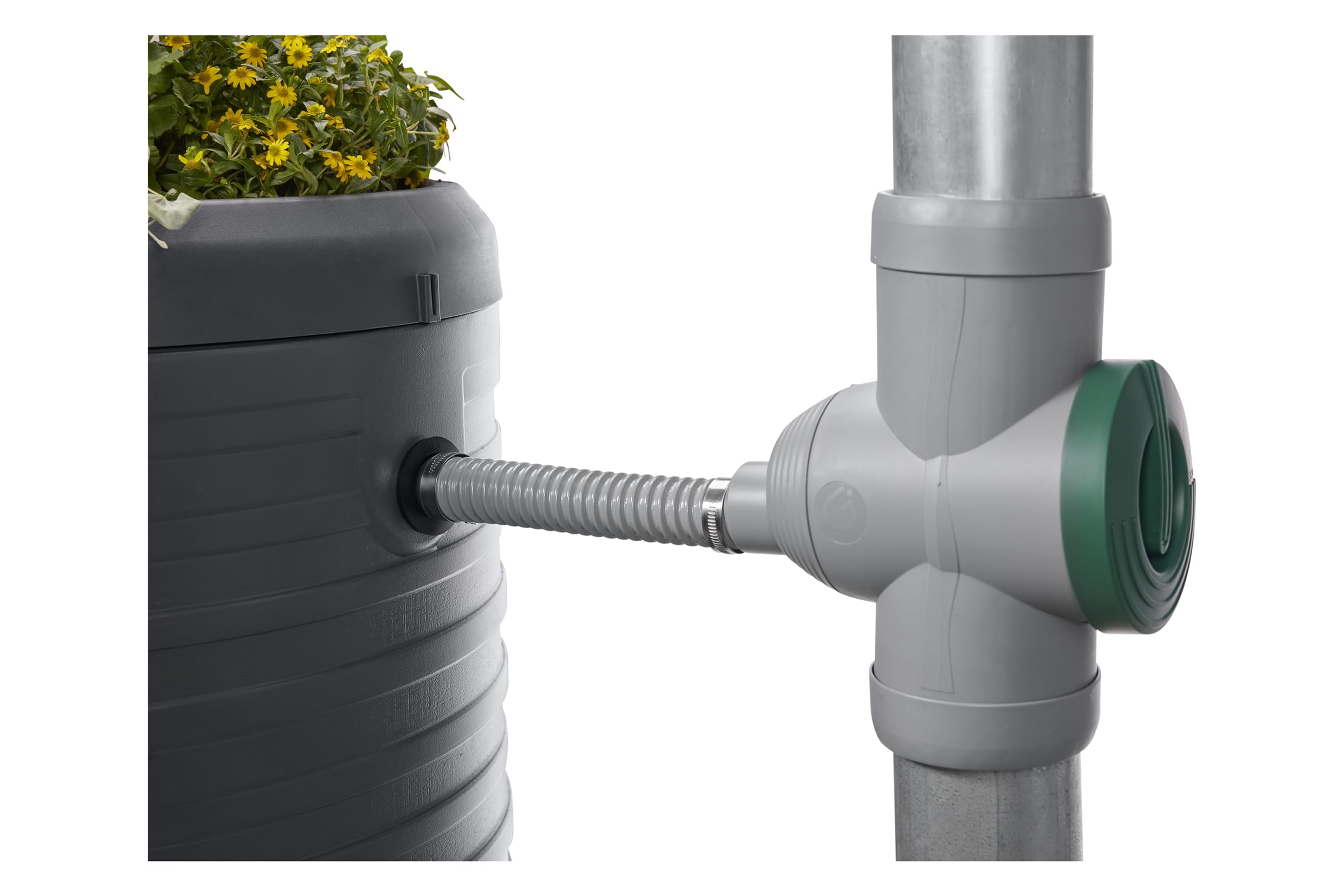 Garantia colector de Lluvia INOX DN 68-100 Gris con Inserto filtrante
