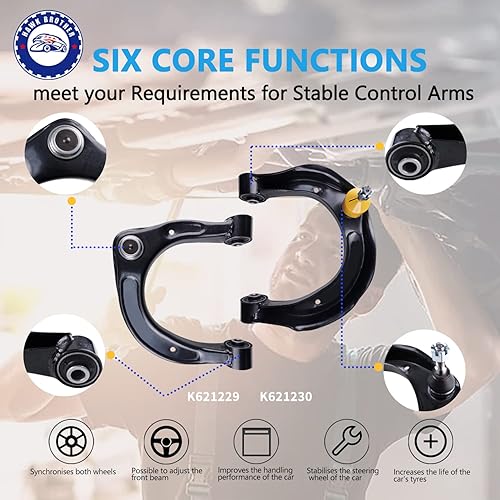 Miniatura 4 de Kit de suspensión delantera de 16 piezas, brazos de control de rótula, barra de acoplamiento, recambio de fuelles para Hyundai Sonata 2006-2008