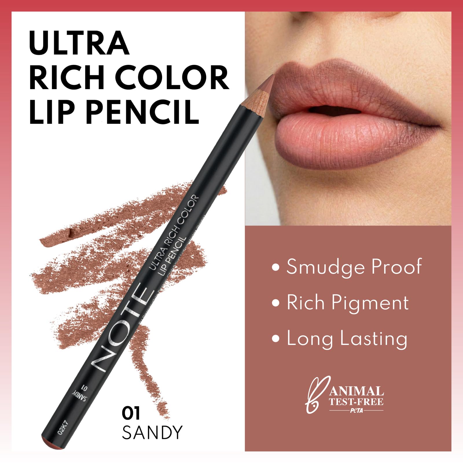 Ultra Rich Color Lip Pencil Dudak Kalemi 01 Sandy