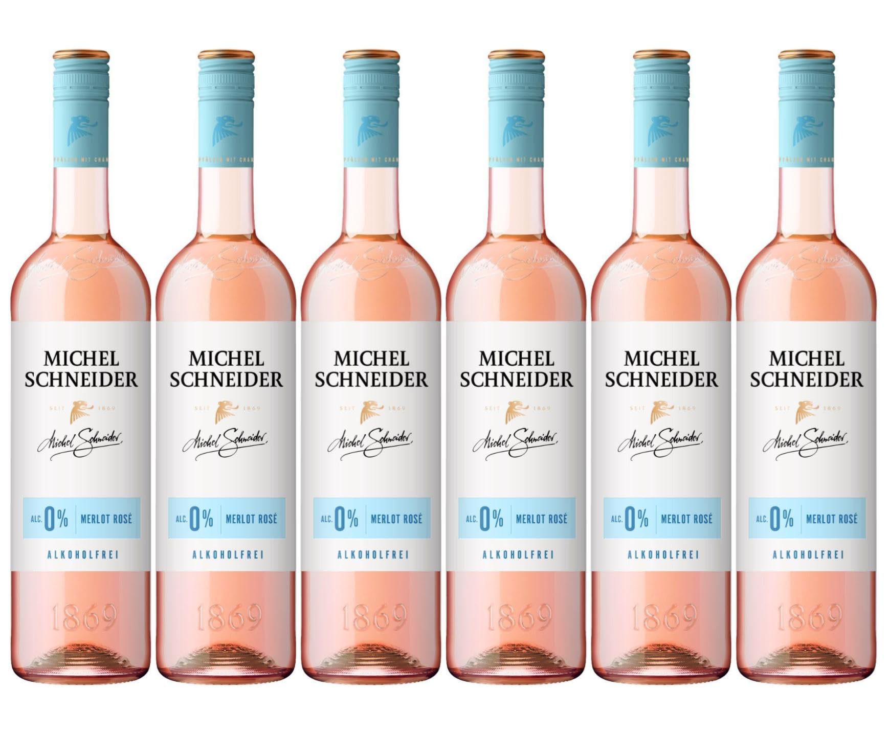Michel Schneider Merlot Rosé Lieblich Alkoholfrei (6 x 0.75 l)