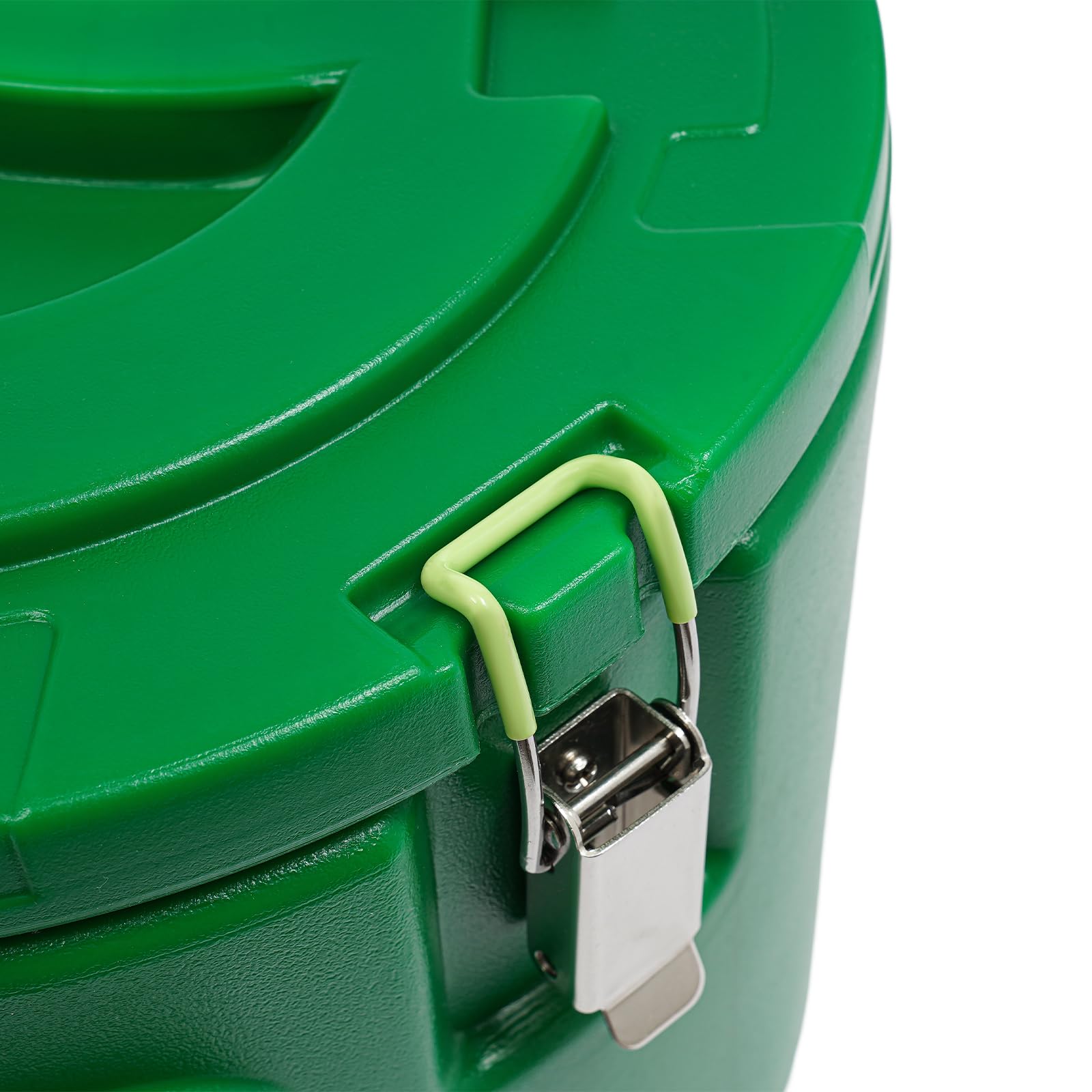 15L Thermobehälter Edelstahl, Isolierter Warmhaltebehälter mit Deckel & Tragegriffen, Hält 8-12h heiß & kalt, für Heiße und Kalte Lebensmittel Suppentopf Eisbehälter