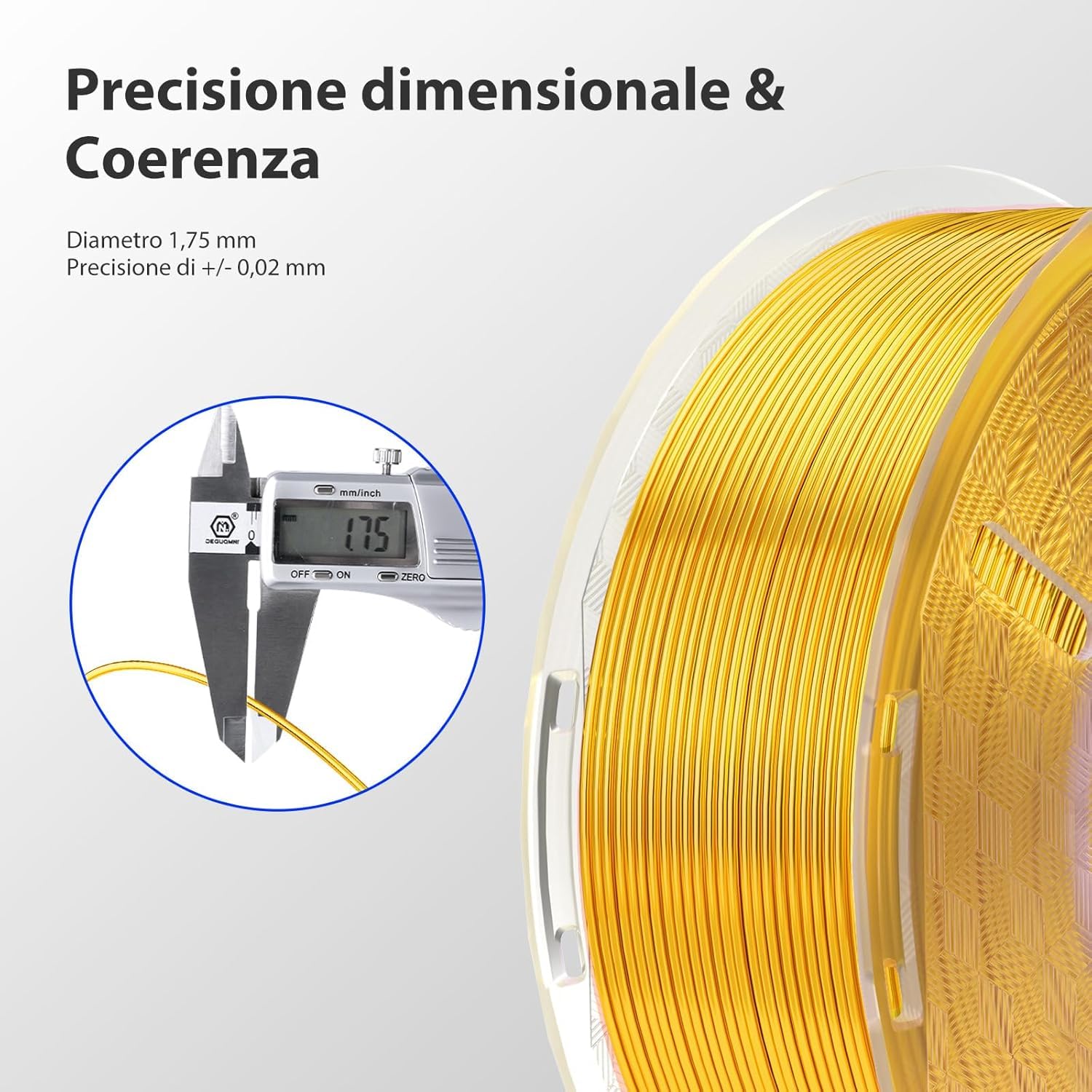 ELEGOO Filamento Seta PLA 1,75 mm Multicolore 4×250 g, Silk PLA Filamento per Stampante 3D Precisione dimensionale +/- 0,02 mm, Set da 4 bobine da 250 g, Verde Rosso/Blu Magenta/Nero Rosso/Blu Verde