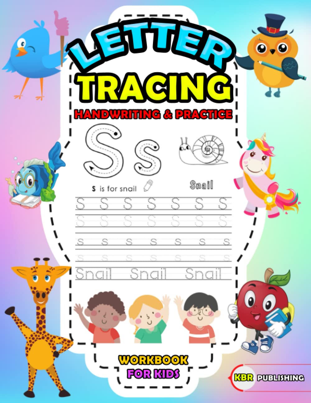 Letter Tracing Practice Book 2: Activity Book for Kids with Pen Control, Line Tracing, Letters, and More! (Kids colouring activity books) Paperback