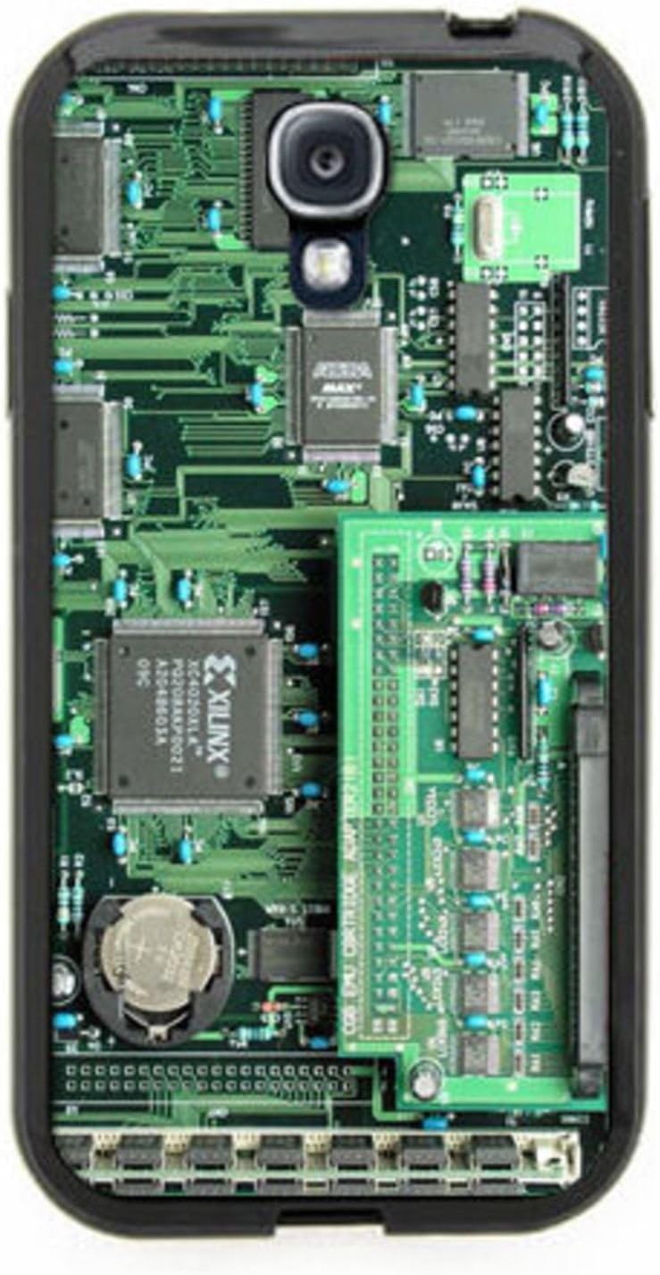 Circuit board motherboard tech Samsung Galaxy S4 Case, Customized Silicone Rubber TPU back cover cell phones for Samsung Galaxy S4 i9500 Case