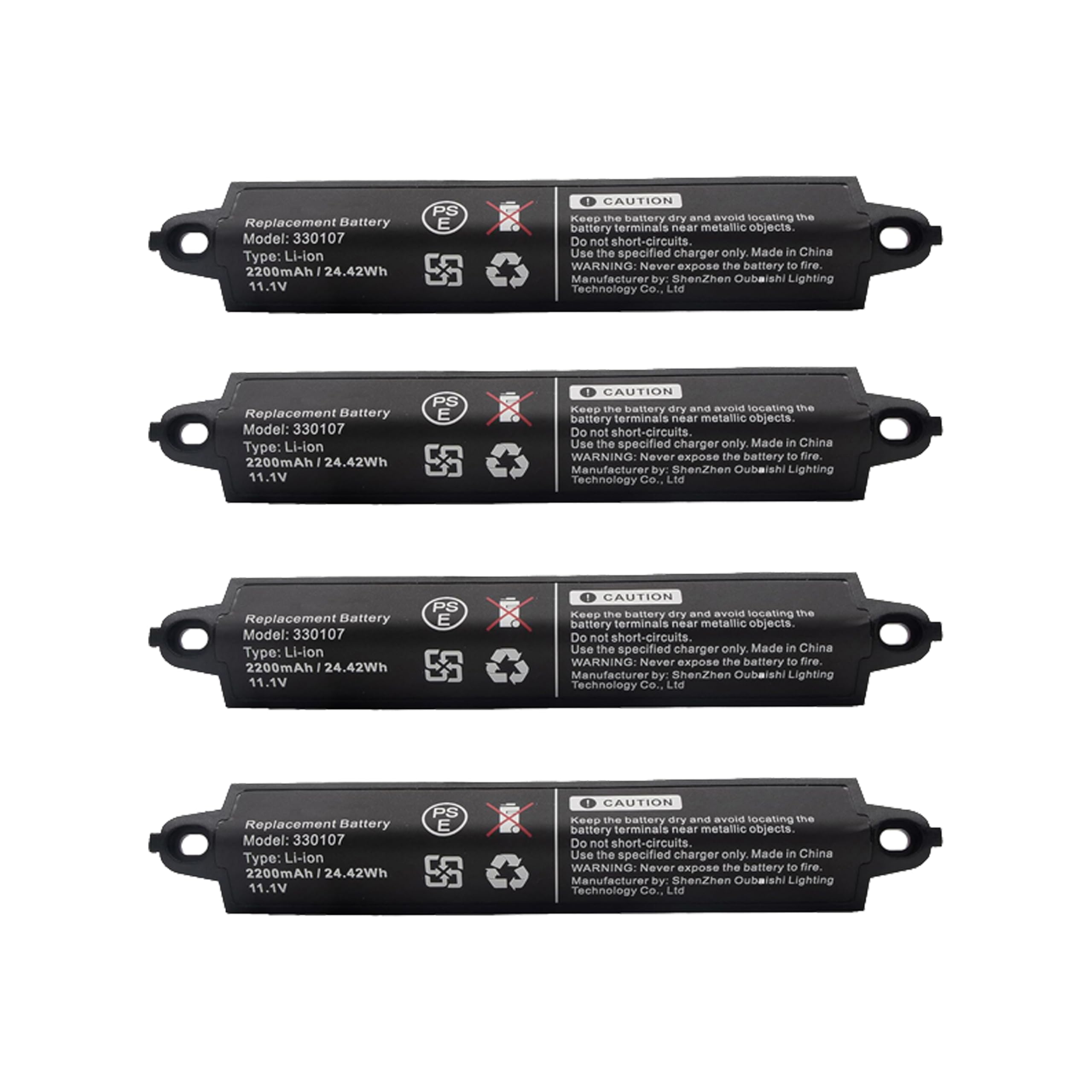 BUSFUIVA 4 Pack Bose Soundlink Battery Compatible with Soundlink 2 Soundlink 3 404600 330105