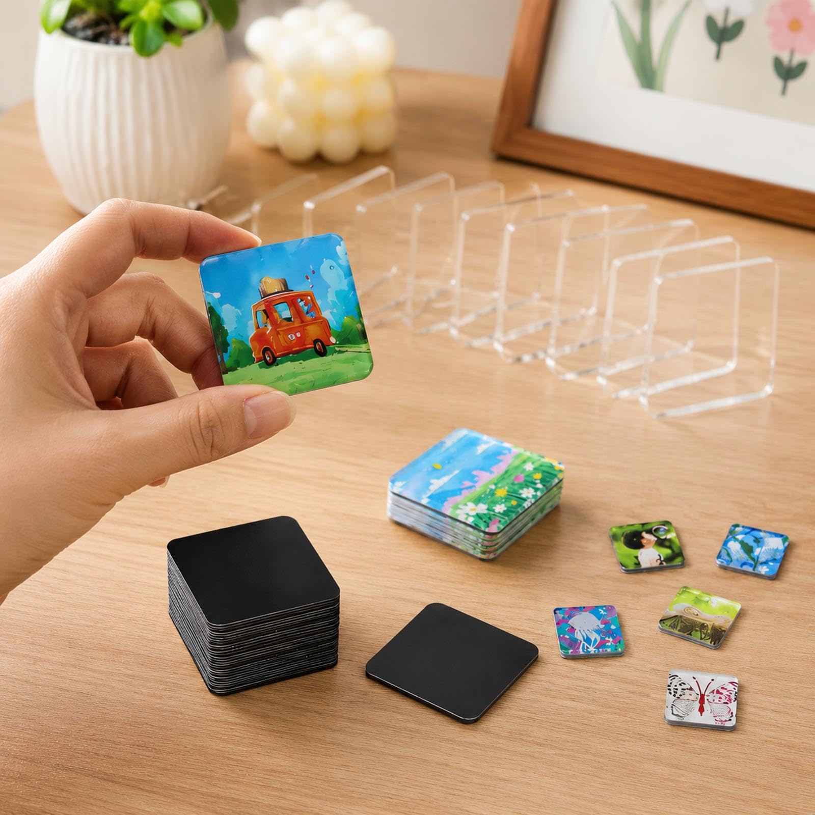 Stellen Sie Ihre eigenen Kühlschrankmagnete mit magnetischer, B