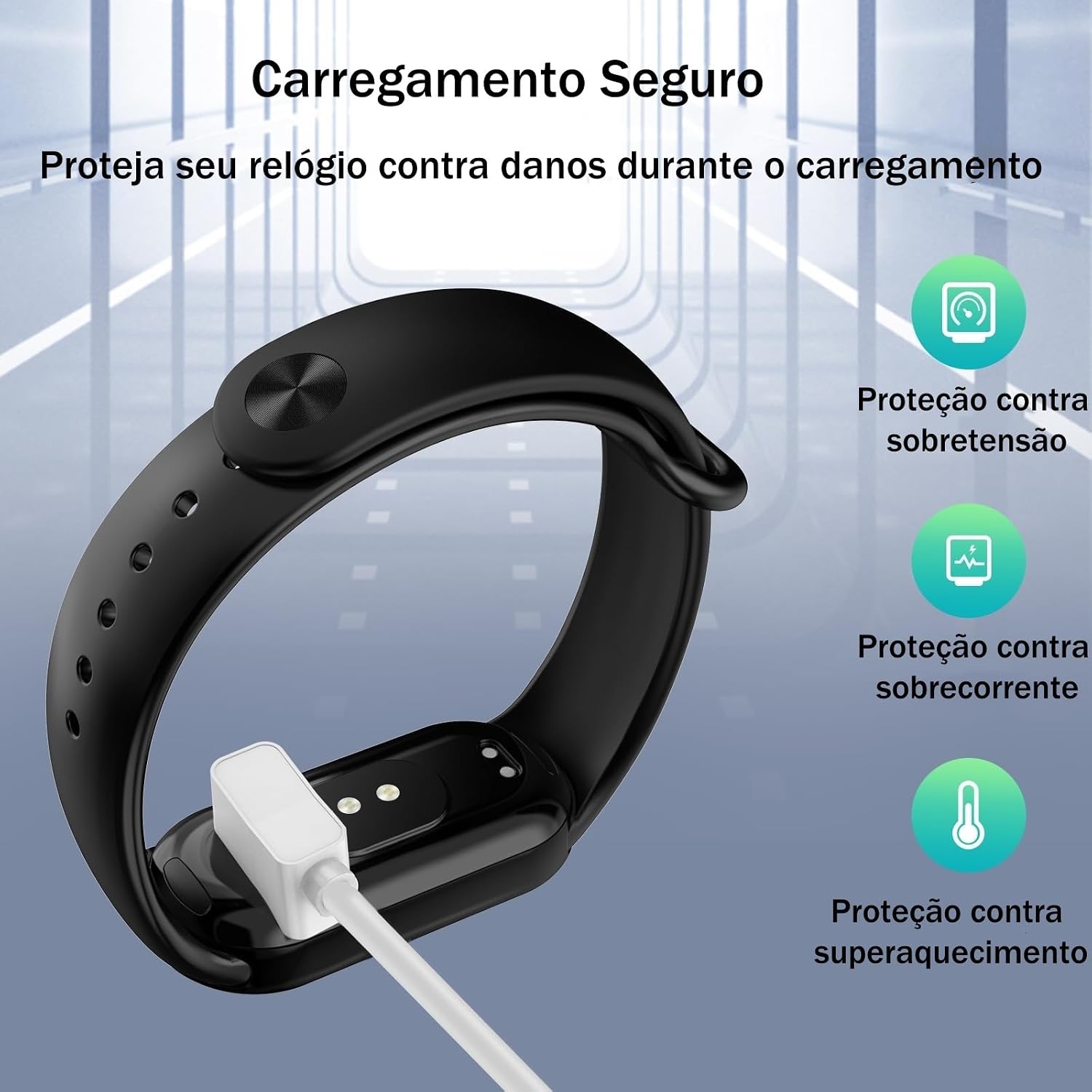 HAOZHI Cabo Carregador Compatível para Xiaomi Mi Band 10 9 8,Smart Band 9 8 Active,9 8 Pro e Redmi Watch 5,5 4 3 Active,5 3 Lite,Redmi Band 2 USB Tipo C Carregamento (USB-A) HAOZHI Cabo Carregador Compatível para Xiaomi Mi Band 10 9 8,Smart Band 9 8 Active,9 8 Pro e Redmi Watch 5,5 4 3 Active,5 3 Lite,Redmi Band 2 USB Tipo C Carregamento (USB-A)