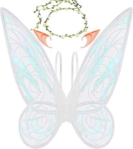 U-Goforst Fairy Wings for Adults Women Butterfly Wings for Girls Angel Wing Halloween Costume Dress Up Cosplay
