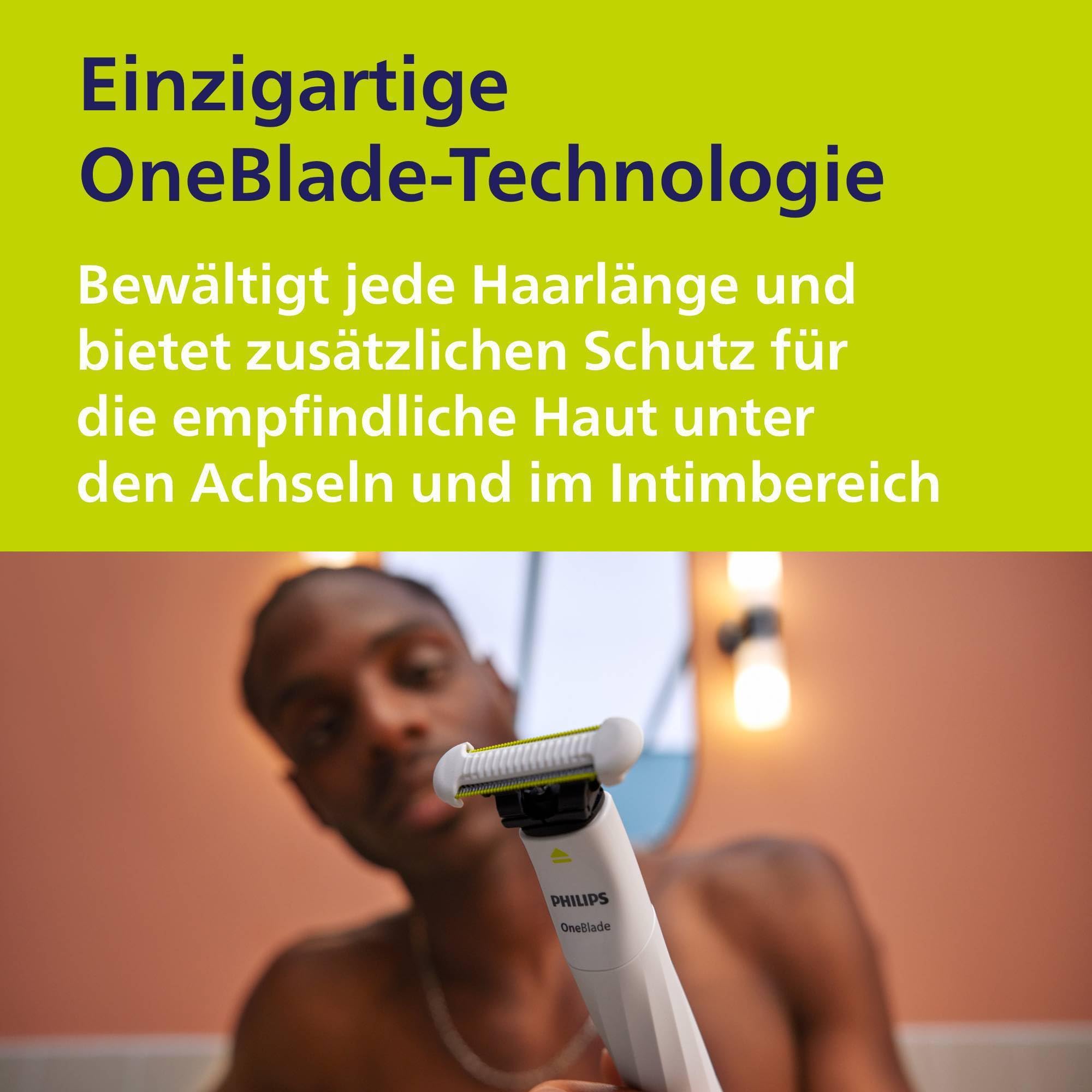 Philips OneBlade Intimate QP1924/30 Intimrasur Trimmen Rasieren Hautschutz