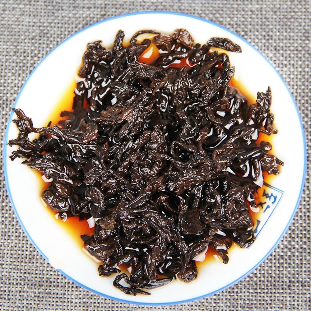 Yunnan Laobangzhang Ancien Arbre À Thé En Brique Pu'er Thé Mûr, Plus Parfumé En Vieillissant 500g / 17,64oz