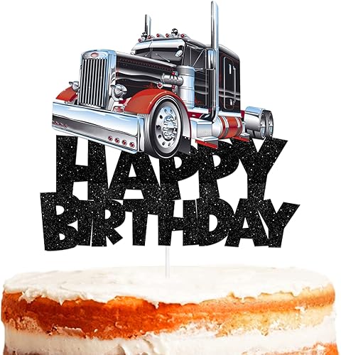 Decoración de pastel de camión para automóvil, suministros de decoración temática de vehículos de transporte, baby shower, niño y niña, decoración