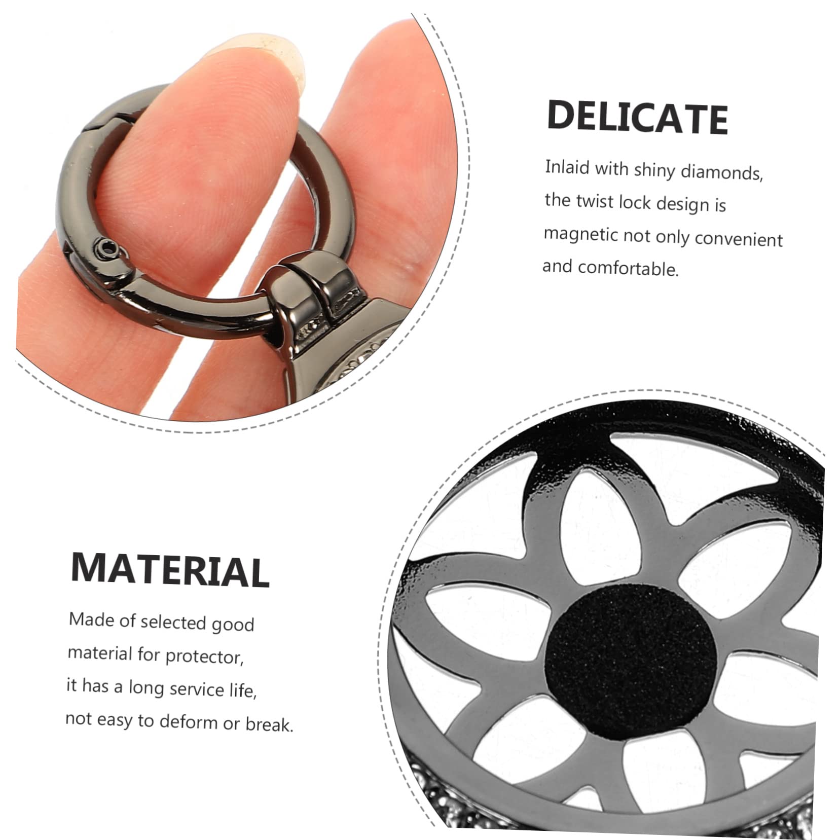 Uonlytech 5piezas Protectora para Localizador De Mascotas Estuche Compacto y Resistente Rayones Compatible Accesorio De Seguridad para Collares y Gatos Mosquetón para Llaves y Valiosos