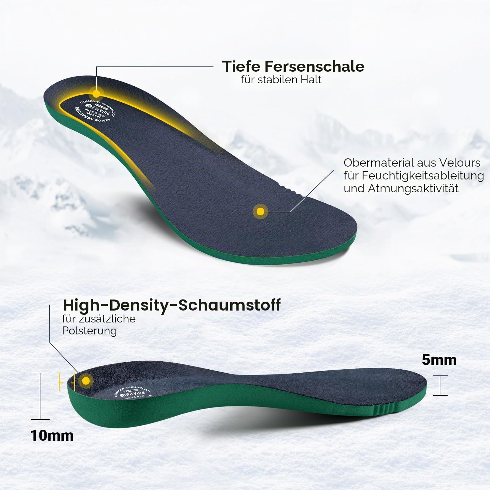 FitVille Winterschuhe Herren Extra Weit Winterstiefel Wasserdicht Schneestiefel Kurzschaft Stiefel Breit Rutschfeste Schuhe