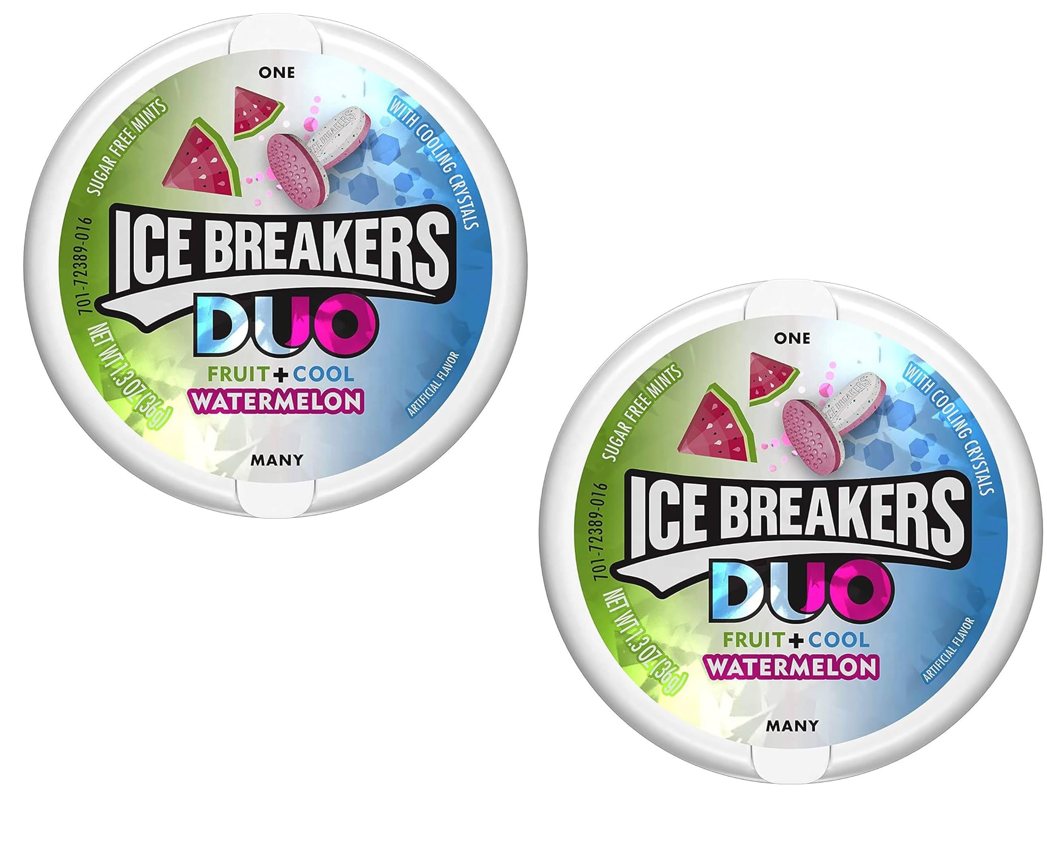Ice Breakers Duo Fruit + Cool 2 Pieces Watermelon 36 G,Sugar Free Mints With Cooling Crystals (B0D1CPZ5LS) Amazon Price History, Amazon Price Tracker