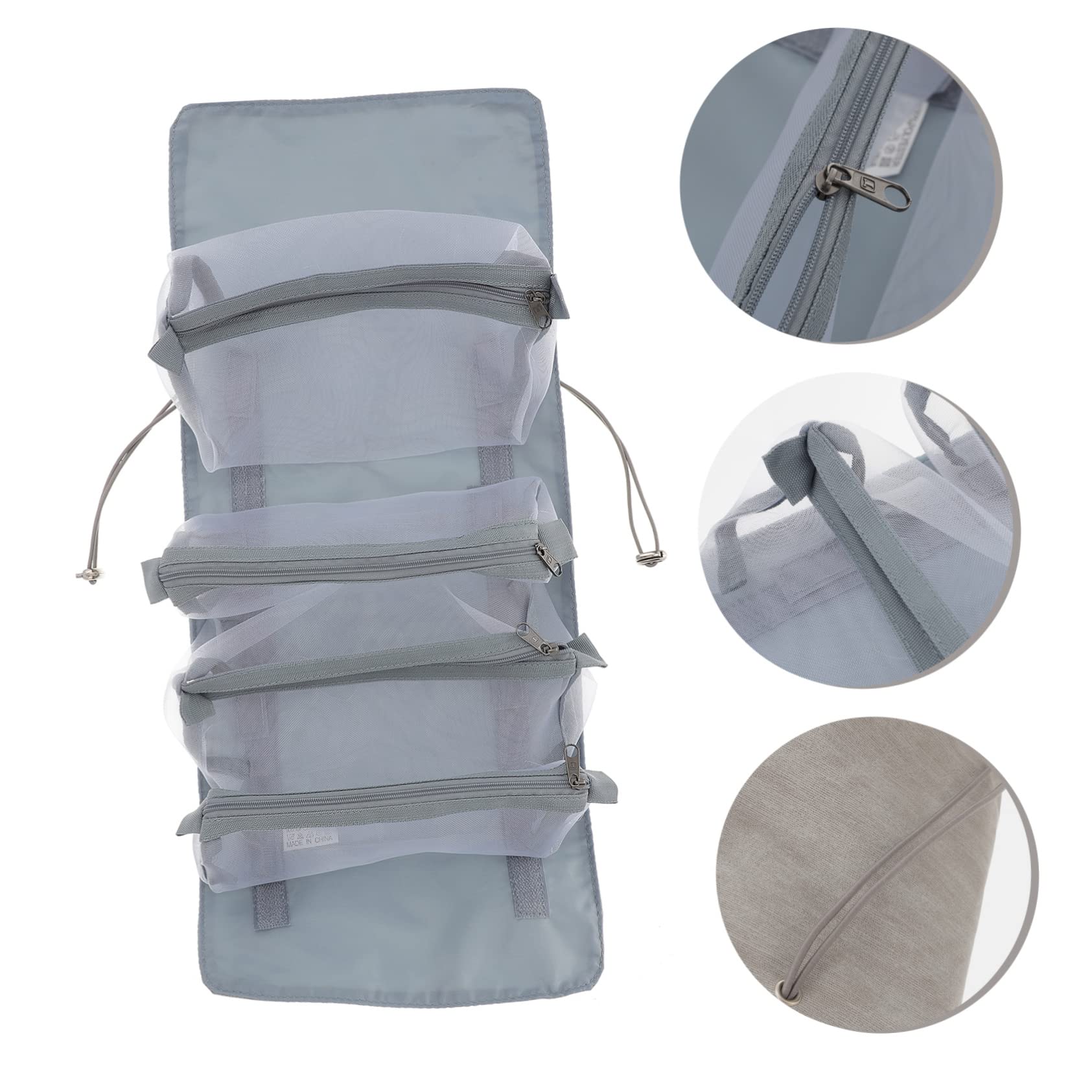 Didiseaon 2piezas Bolsa De Maquillaje Portátil y Desmontable para Organizador De Cosméticos y Práctico para El Gimnasio Camping