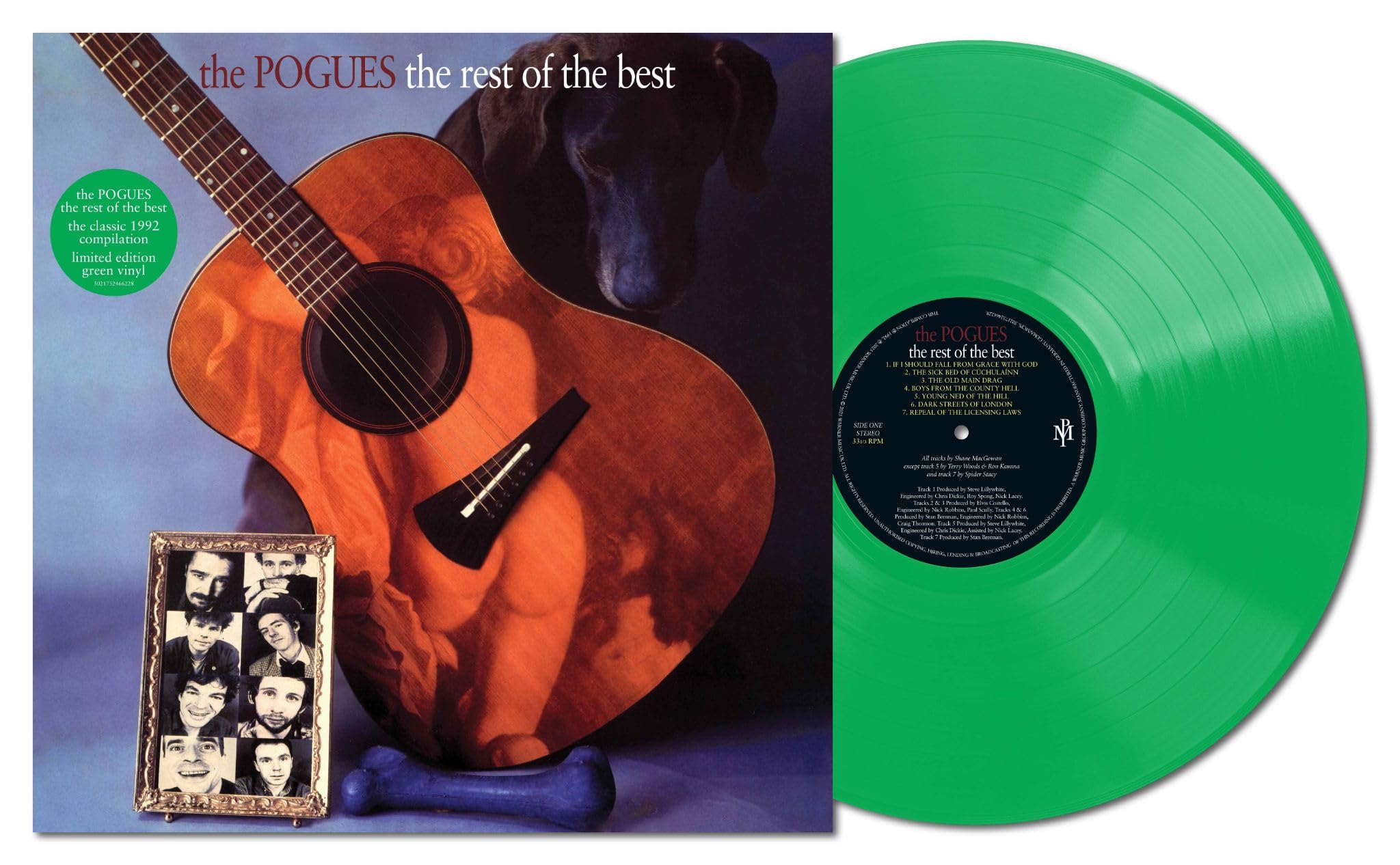 Pogues - The Rest Of The Best (NEW VINYL LP) Green Vinyl