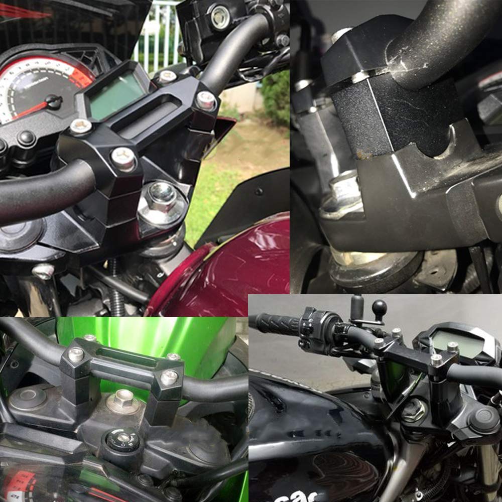 Elevador de Manillar de Motocicleta para Z750 Z1000 Color Negro