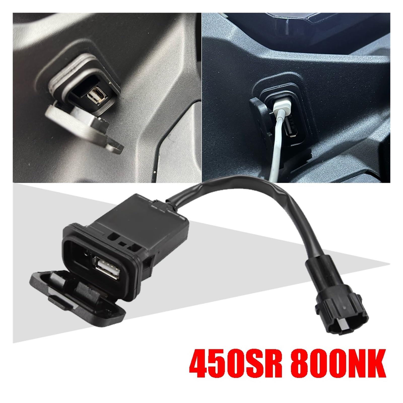Kompatibel mit CF Moto 450SR 450SS 450 SR SS 800NK 800 NK Zubehör USB Power Transfer Interface Socket Type-C Impulse Port Charge