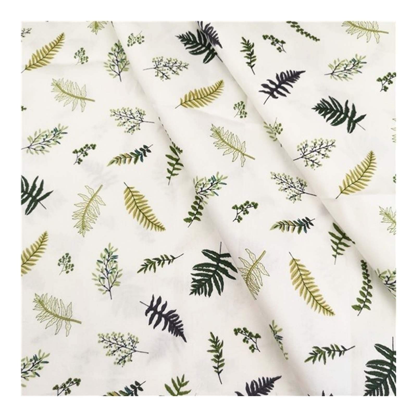 Tissu Couture Coton, Tissu De Patchwork De Tissu De Coton Sergé Imprimé De Fleurs pour Les Feuilles De Piquage De Couture De Bricolage (Color : Style 2, Size : 160x200 cm)