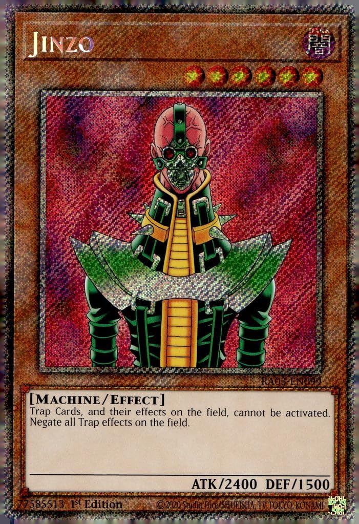 Jinzo (Platinum Secret Rare) - RA03-EN099 - Platinum Secret Rare - 1st Edition