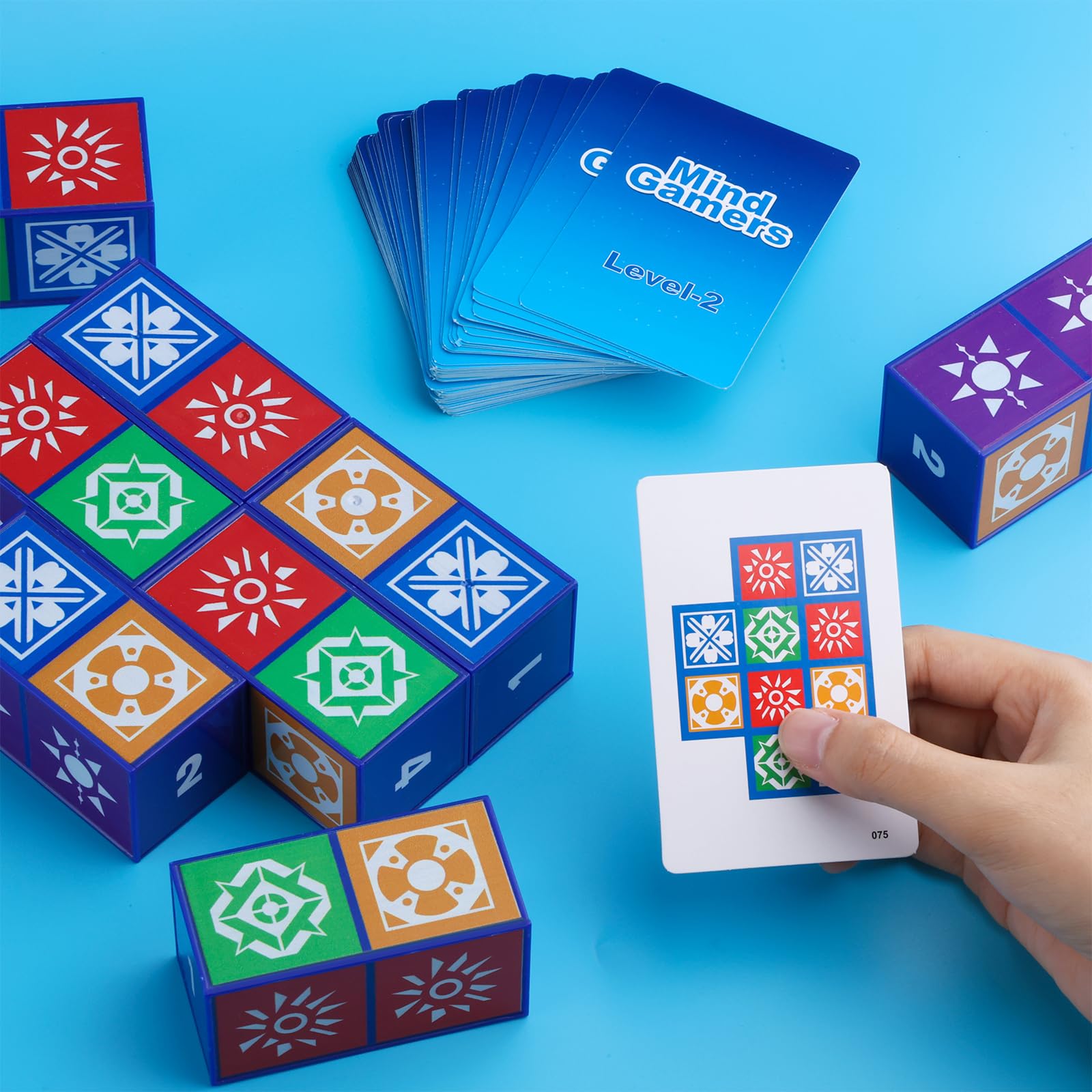 Puzzle-Kombinationsspiele, Block-Puzzlespiele, visuelle Erkennung, Gesellschaftsspiel für die Familie, um Lösungsfähigkeiten zu entwickeln