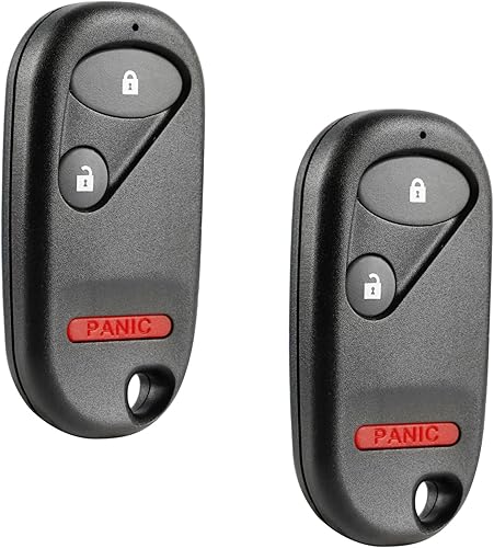 Llavero compatible con Honda CR-V 2002-2004 / Civic Si 2002-2005 / 2005-2011 Element Control remoto de entrada sin llave (OUCG8D-344H-A), juego de 2