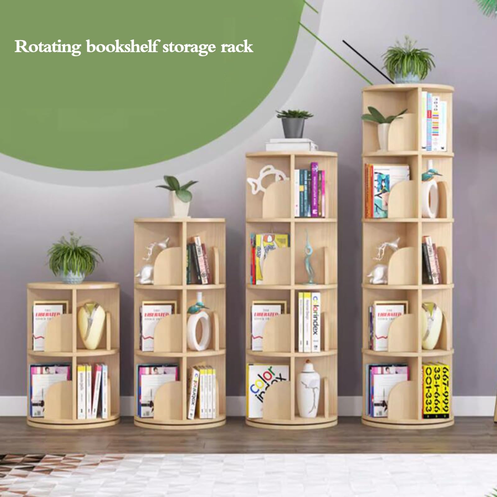 Amazon.co.jp: 回転式ブックディスプレイスタンド 書店 学校 読書