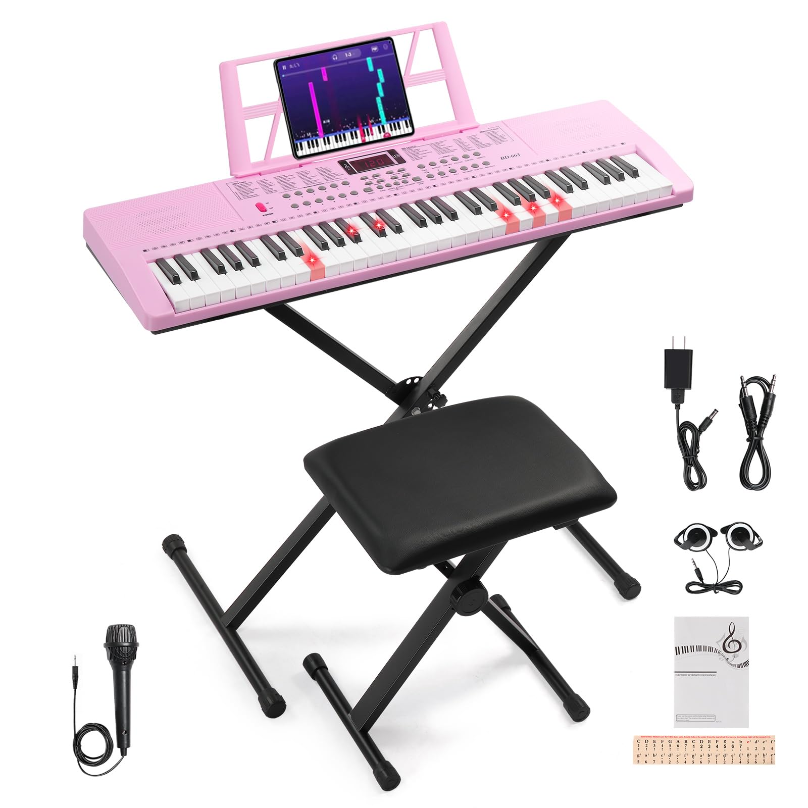 鍵盤楽器 ST modular CLIPPING CAT Amazon.com: Ktaxon 61 Key Keyboard Piano with 200 Timbres, 200
