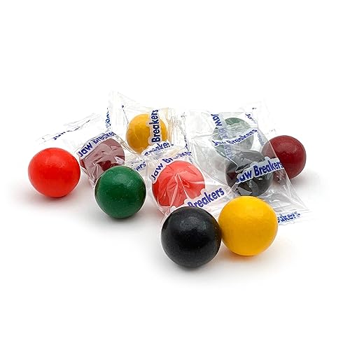 Miniatura 4 de Jaw Breakers - Caramelos duros – Paquete a granel de 3 libras (alrededor de 230 unidades) – Envueltos individualmente