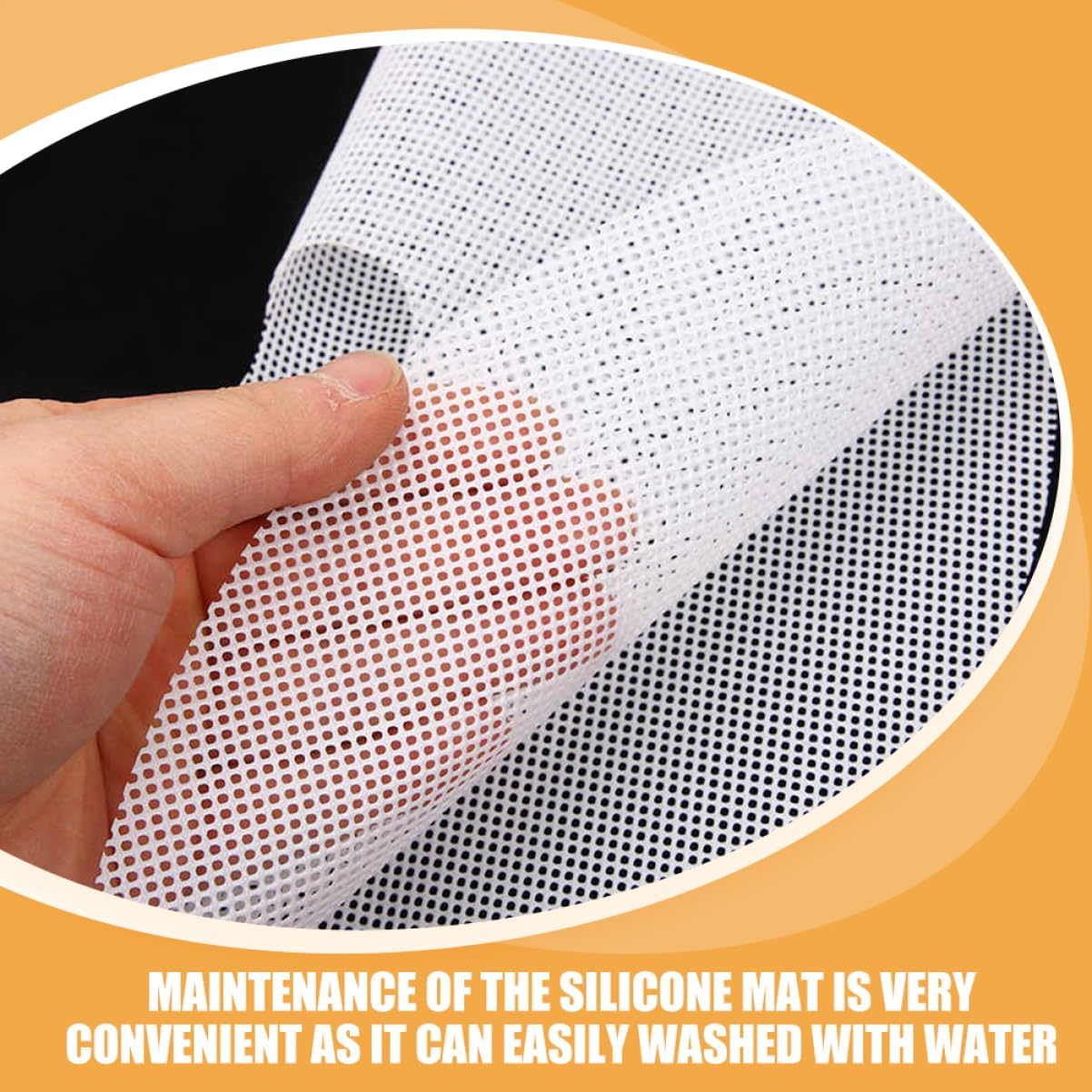 10pcs Silicone Dehydrator Sheets Round Non-stick Mats for Fruit Dryer Versatile Baking Liner