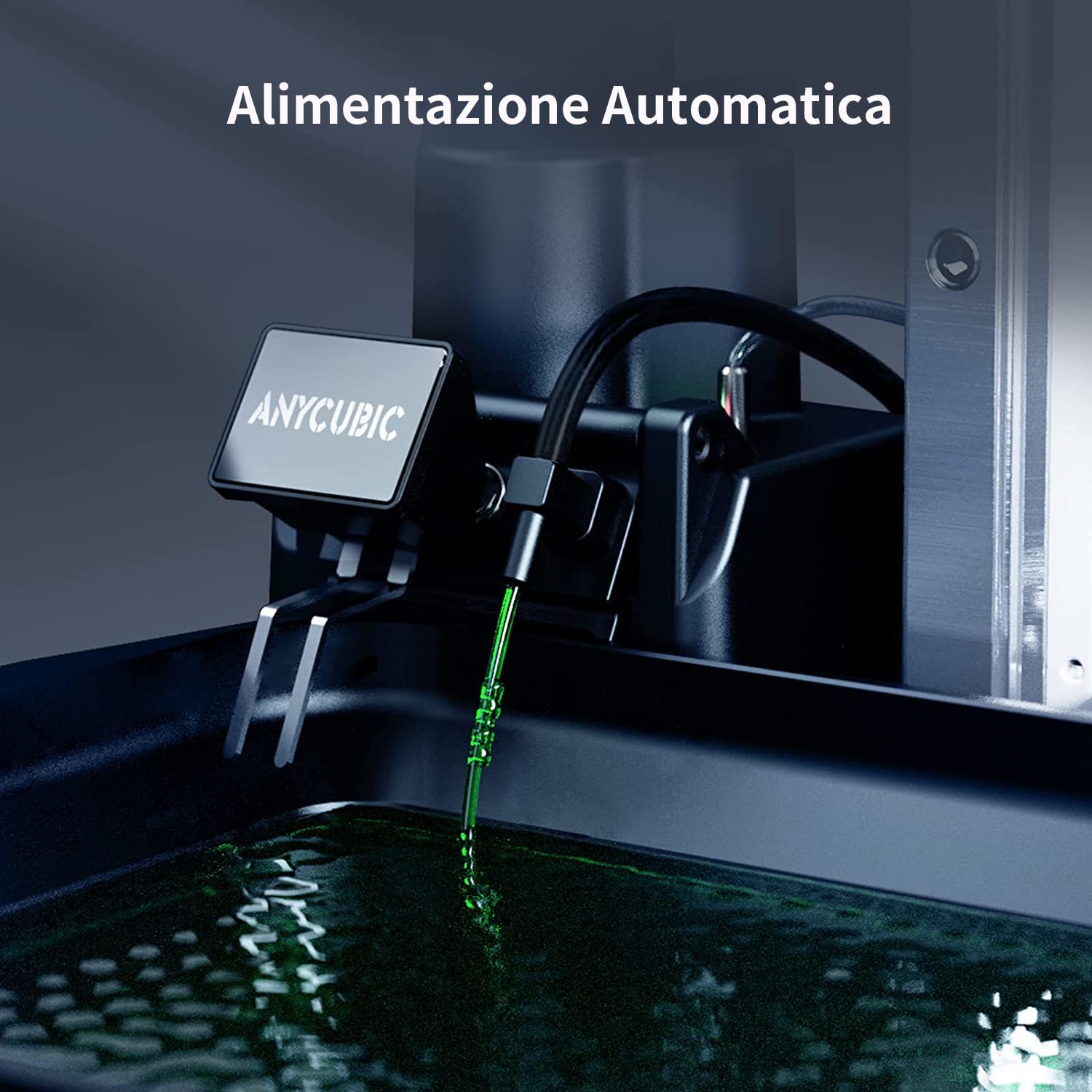 ANYCUBIC Photon M3 Max Stampante 3D con LCD 13.6"(7K) ed Alimentazione Automatica, Piattaforma per Incisione Laser, Anycubic LightTurbo, Dimensioni Massime di Stampa 298 * 164 * 300mm(14.6L)