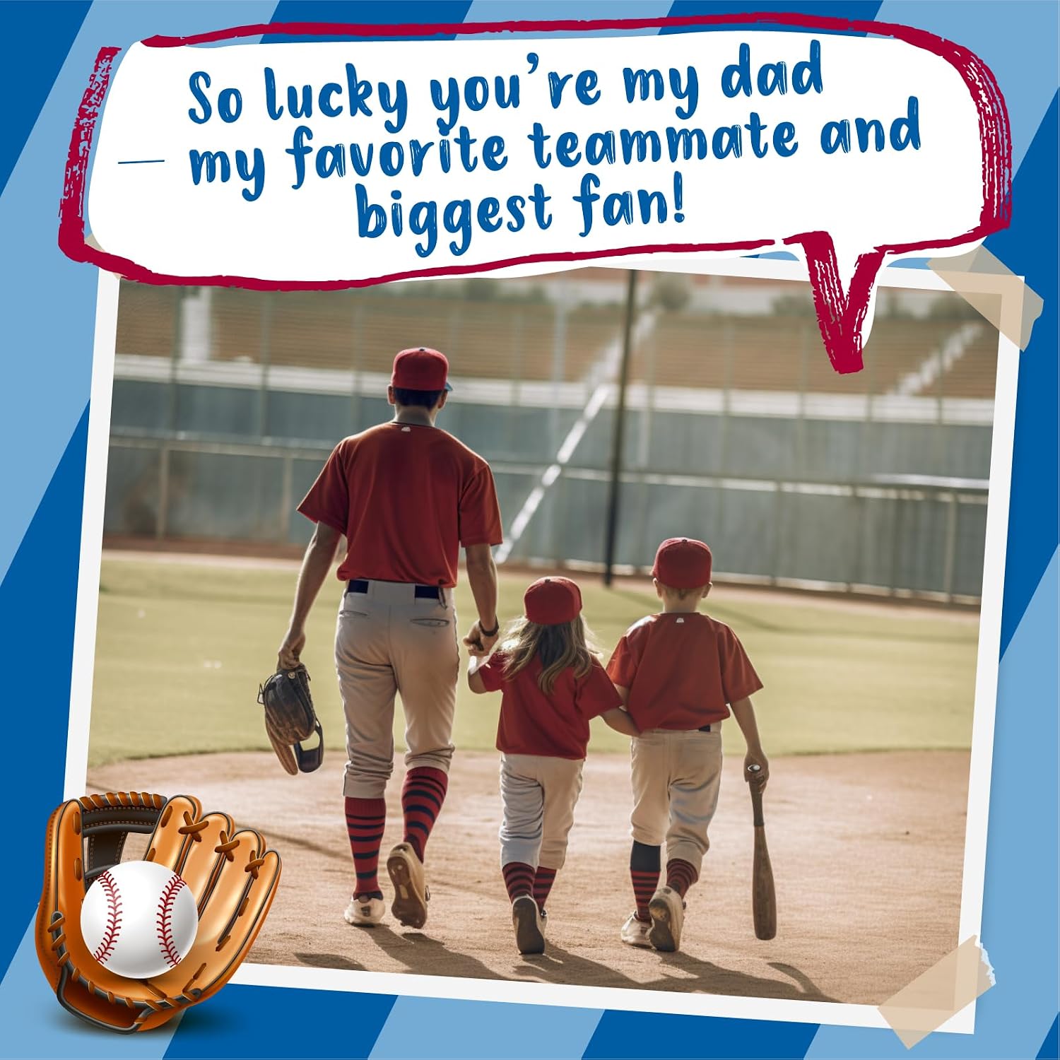Crochet Baseball Idea Gift for Dad Stepdad Bonus Dad image 5