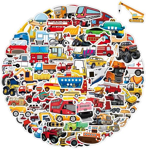 Paquete de 100 calcomanías de vinilo impermeables para fiestas de cumpleaños suministros de decoración para botellas de agua laptop maleta automóvil