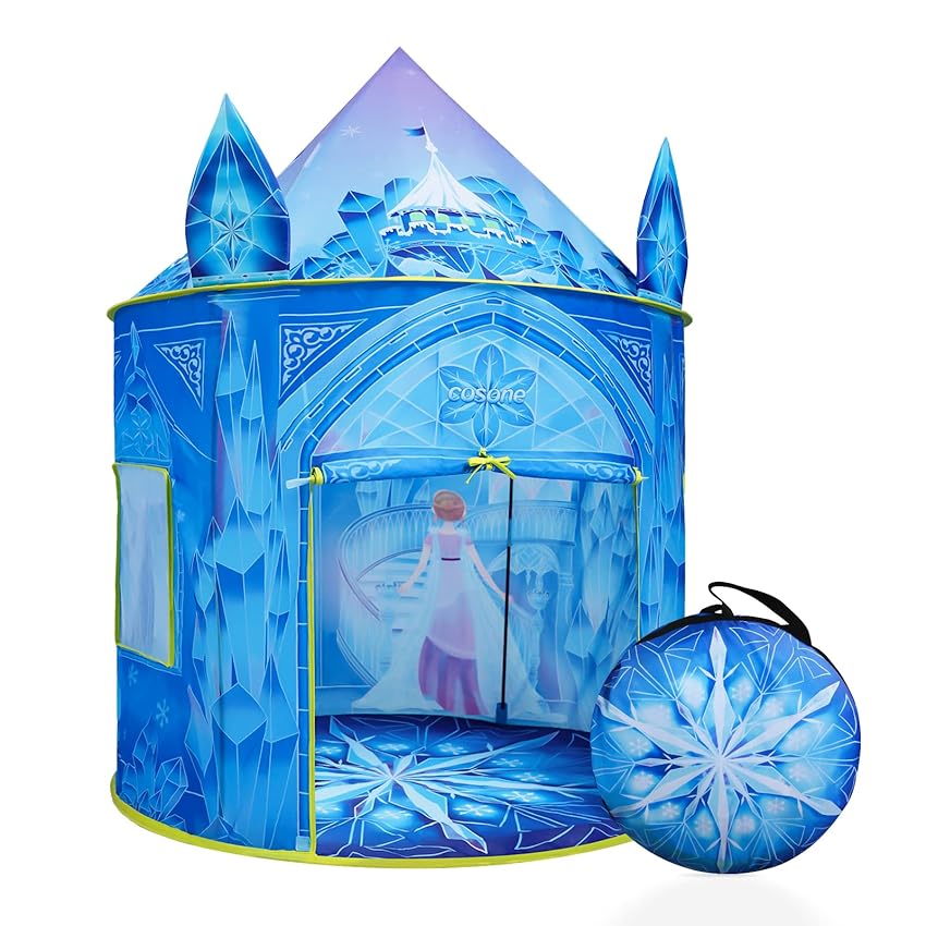 Immagine del prodotto Cosone Tenda per Bambini, Tenda da Gioco Castello da Principessa per Ragazze con Borsa da Trasporto, Portatile Pieghevole Tenda dei Giochi per Interni ed Esterni Regalo Natale Compleanno