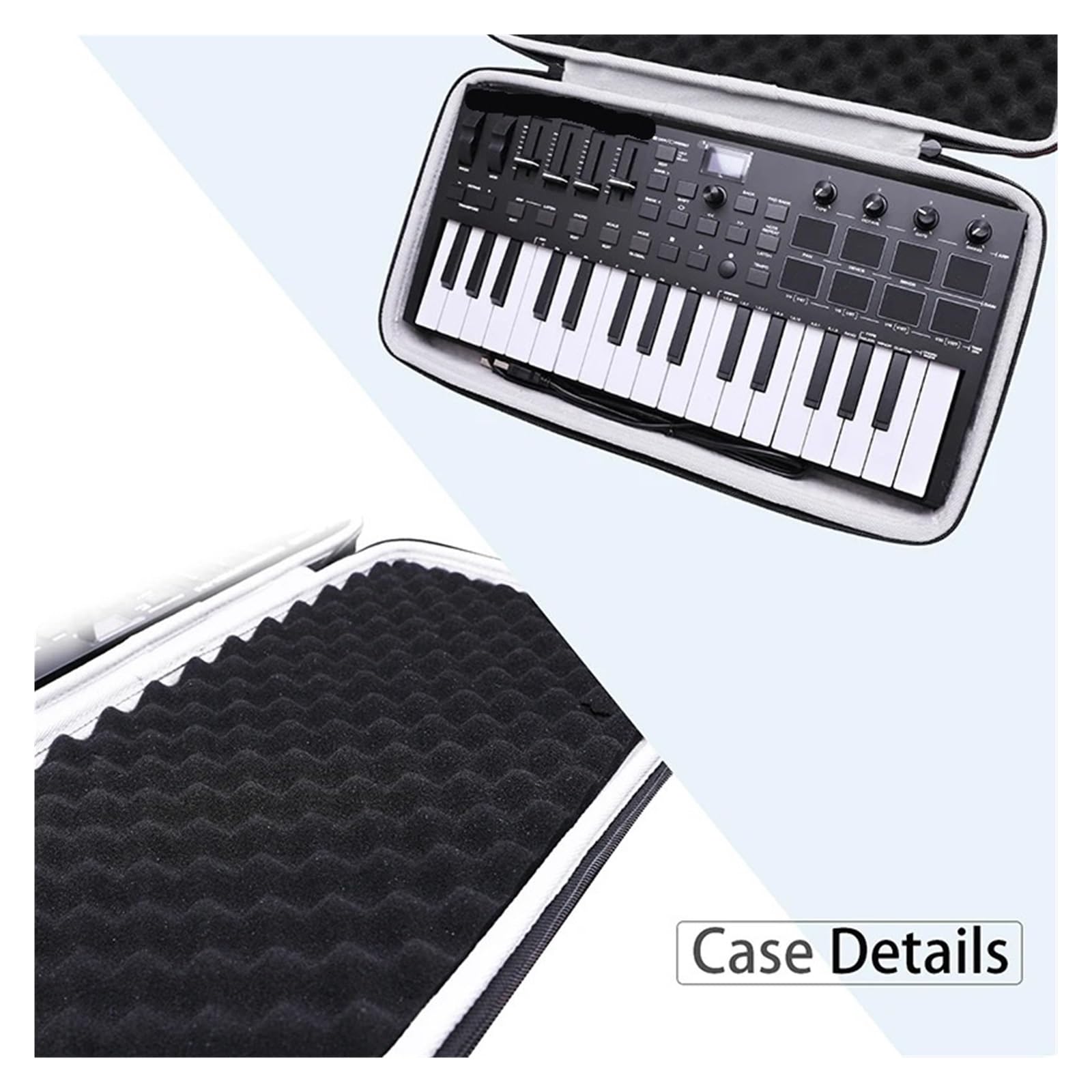 Borsa per Tastiera Custodia rigida for tastiera controller MIDI in EVA for custodia da viaggio for USB a 32 tasti