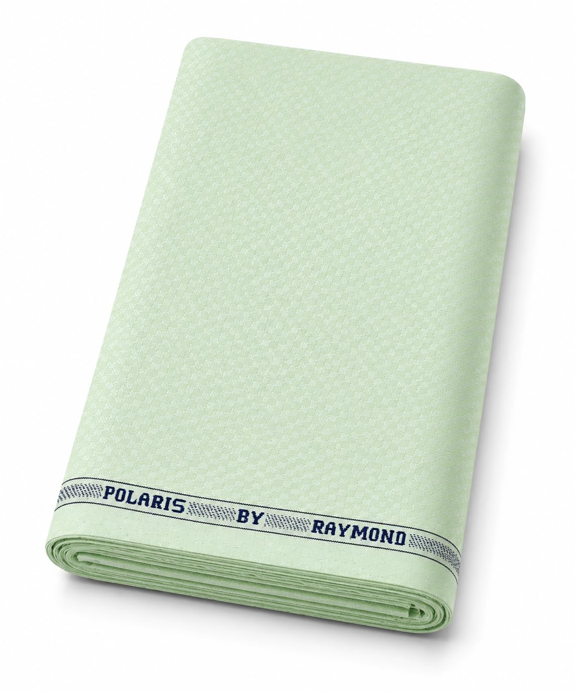 Raymond Men's Cotton Shirting Fabric Self Texture Mix Design Cut-1.70 Meter (Light Pistachio Green)-picture-11