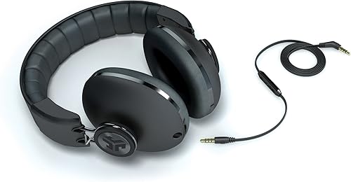 Vista 3 de JLab Audio Bombora - Auriculares con micrófono universal, color negro mate/plomizo