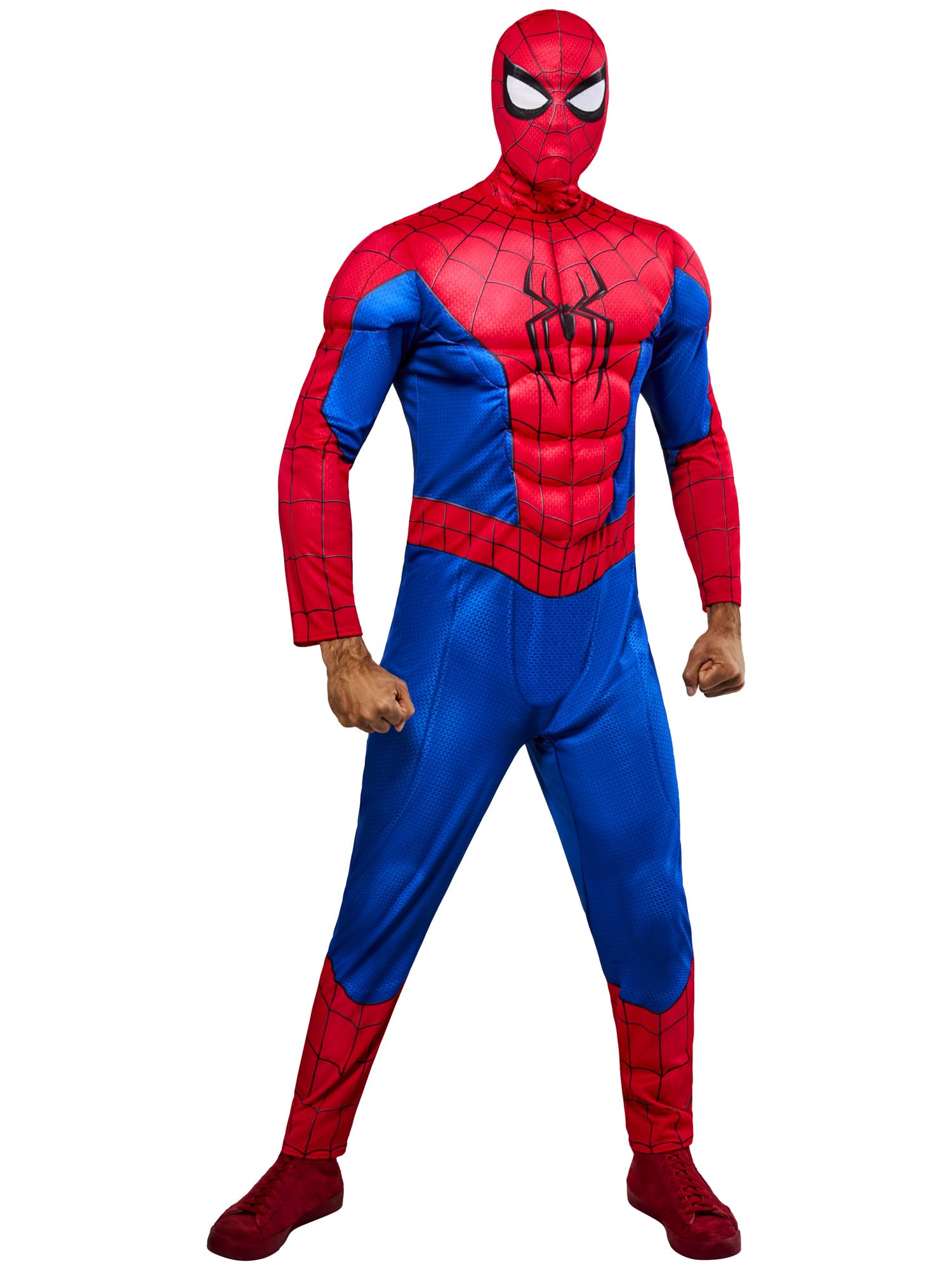 Rubies Disfraz oficial de Spider-Man Delux para adultos, para hombre