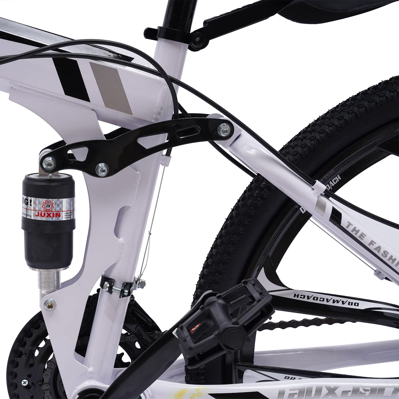 CLEADONG VTT 26 ", 21 Vitesses, Pliable, Réglable En Hauteur Avec Fourche à Suspension Et Frein