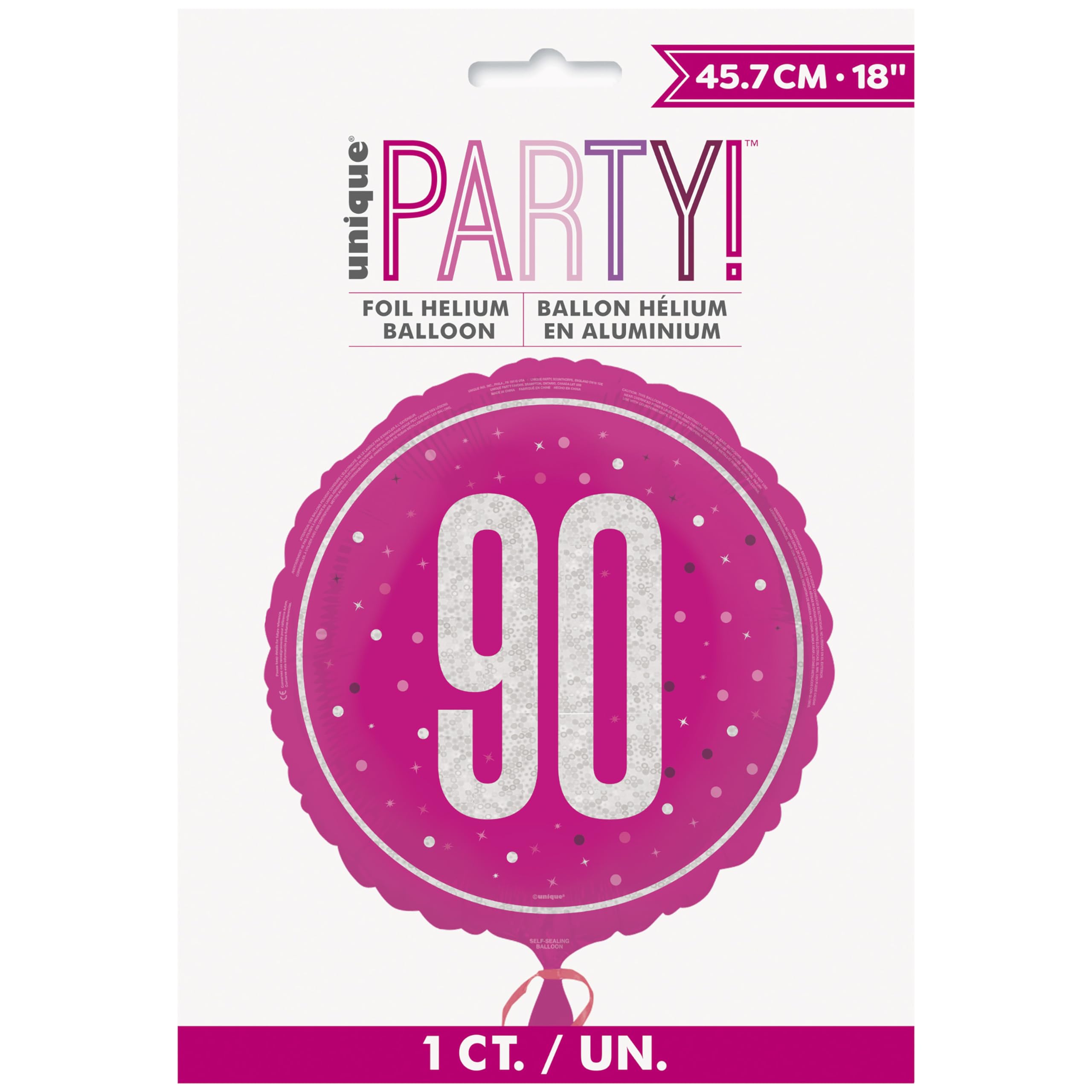 Unique Party Folienballon Zum 2. Geburtstag – Bunt Gepunktet, 45 Cm Durchmesser, Perfekt Für Dekoration & Ballonsträuße