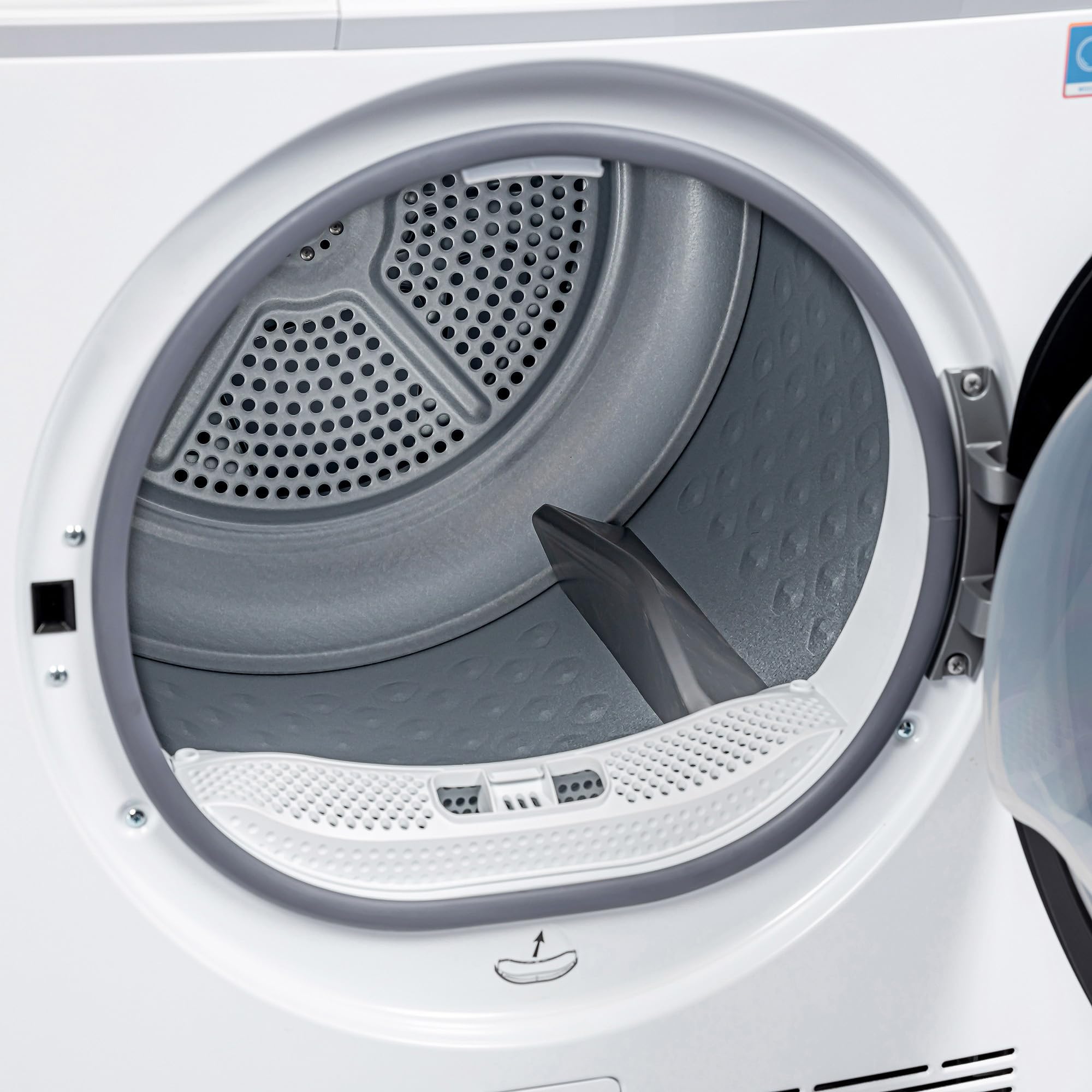 HHPD‑M9K5IVC+++ Wärmepumpentrockner – 9 kg Fassungsvermögen, energiesparender Inverter-Motor, Energieklasse C, LED-Display, 10 Programme inkl, modernes Weißes, inklusive 5-Jahres-Garantie