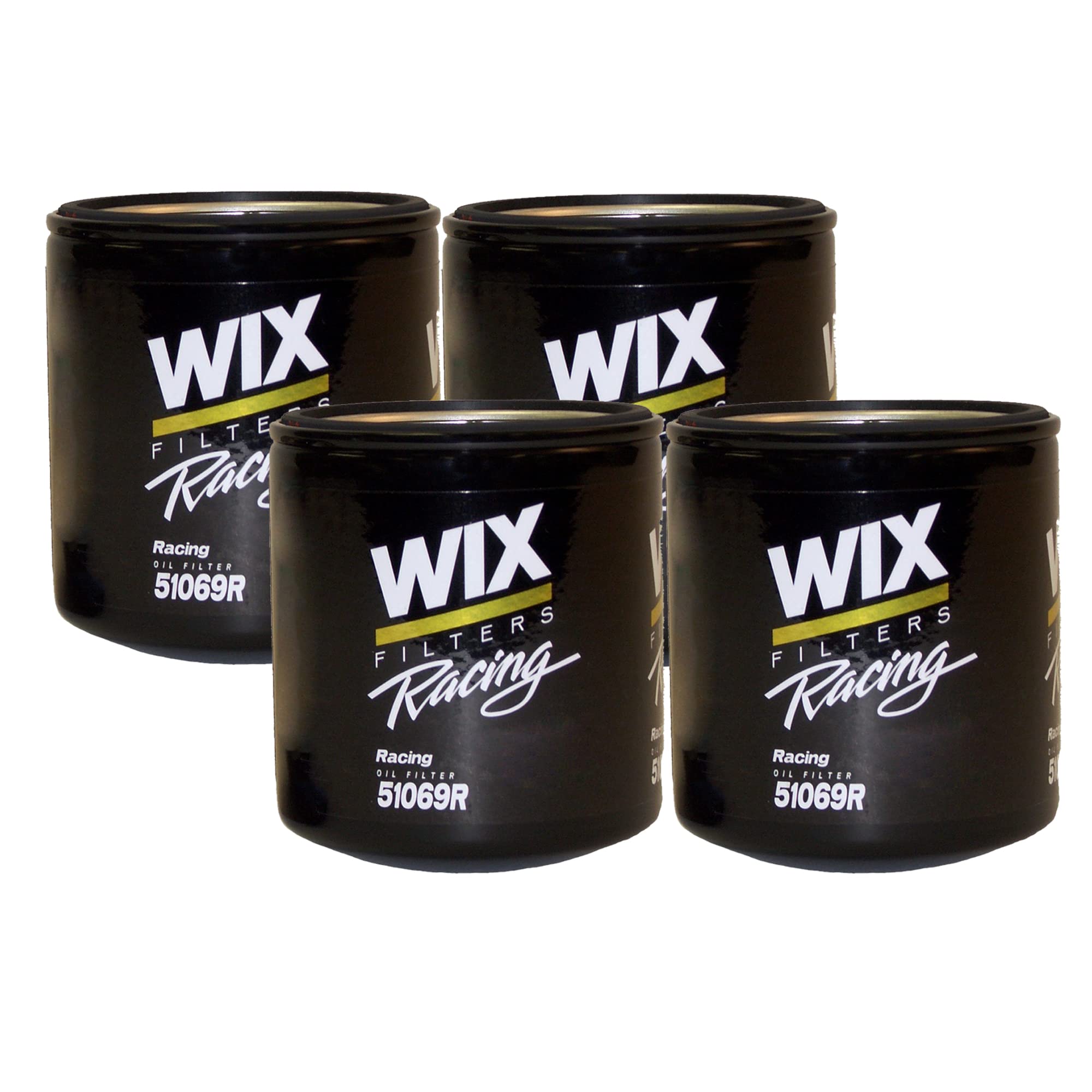 Wix Racing Set of 4 Engine Motor Oil Filters For Buick Cadillac Chevy GMC StdAsp