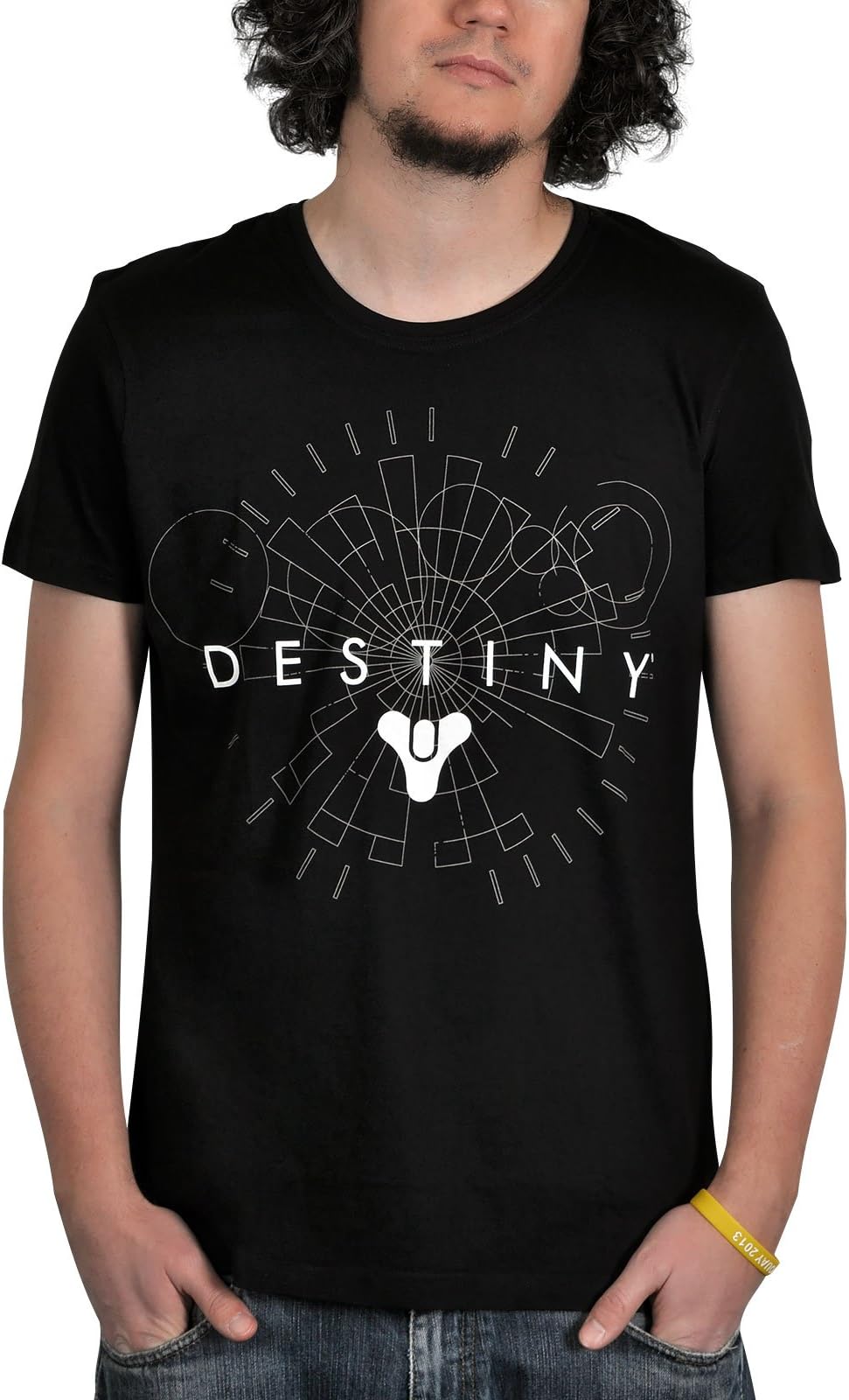Destiny T-Shirt -L- Logo, schwarz
