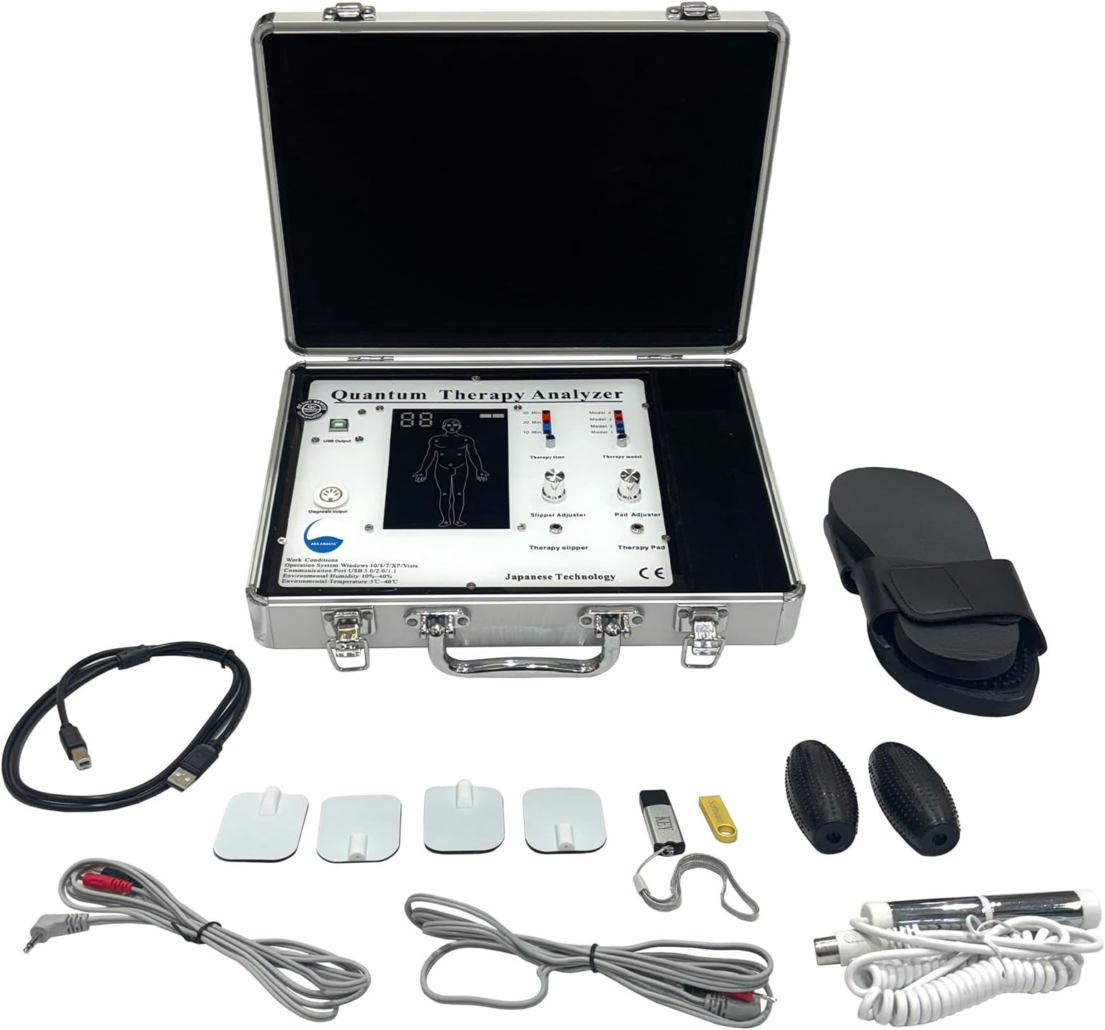 Quantum Resonance Magnetic Analyzer /Full Body Checkup Machine / Body Analyzer / 16G+ Tens And 54 Test Reports Of Human 16th Generation Japanese Technology CE Certified With Three Therapy