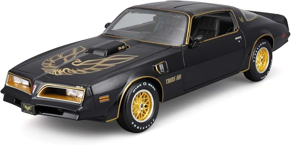 Maisto 1:18 比例特別版 1978 年 Pontiac Firebird Trans Am 壓鑄車輛