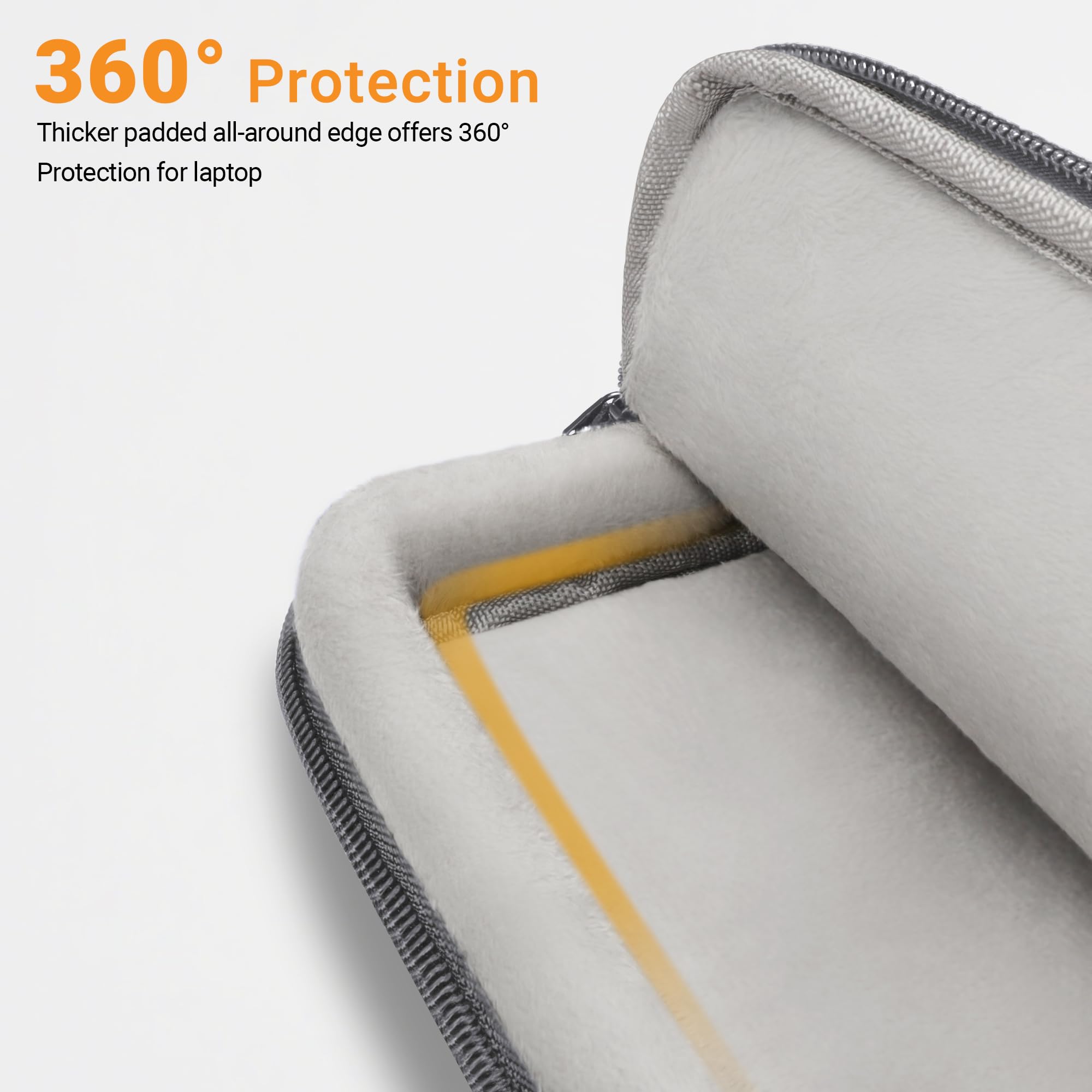 TECOOL 15 15,6 16 17 17,3 Pollici Borsa Laptop Valigetta per Computer Portatile 360 Protettivo Custodia con Tracolla, Impermeabile Borsa e Messenger Borsa Porta PC per Computer Notebook