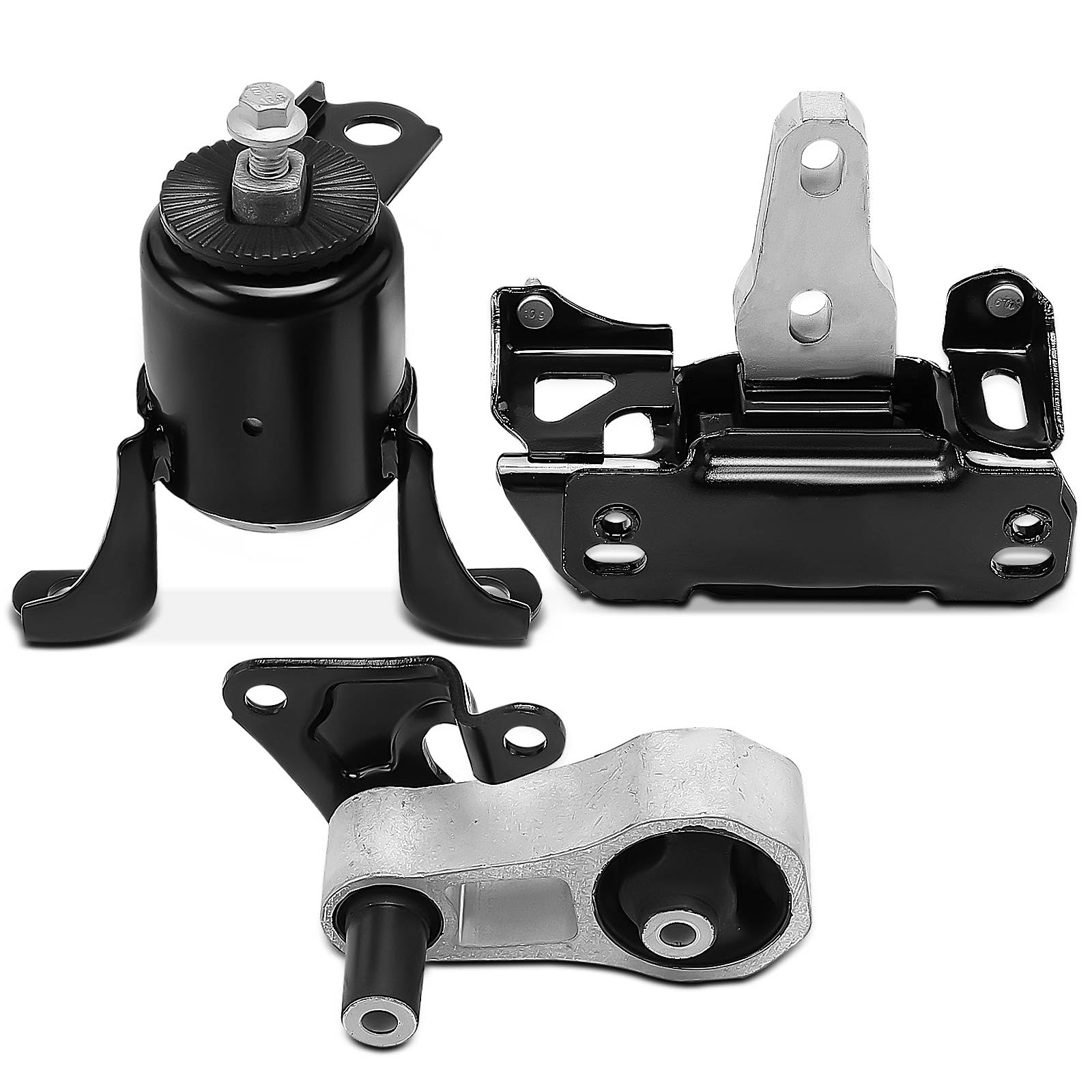 Frankberg 1x Supporto Motore + 1x Supporto del cambio + 1x Supporto di spinta Compatibile con Fiesta VI CB1 CCN 1.6 ST 1.6 Ti 1.6 ST200 2010-2017 Replace# 1536197,1513114