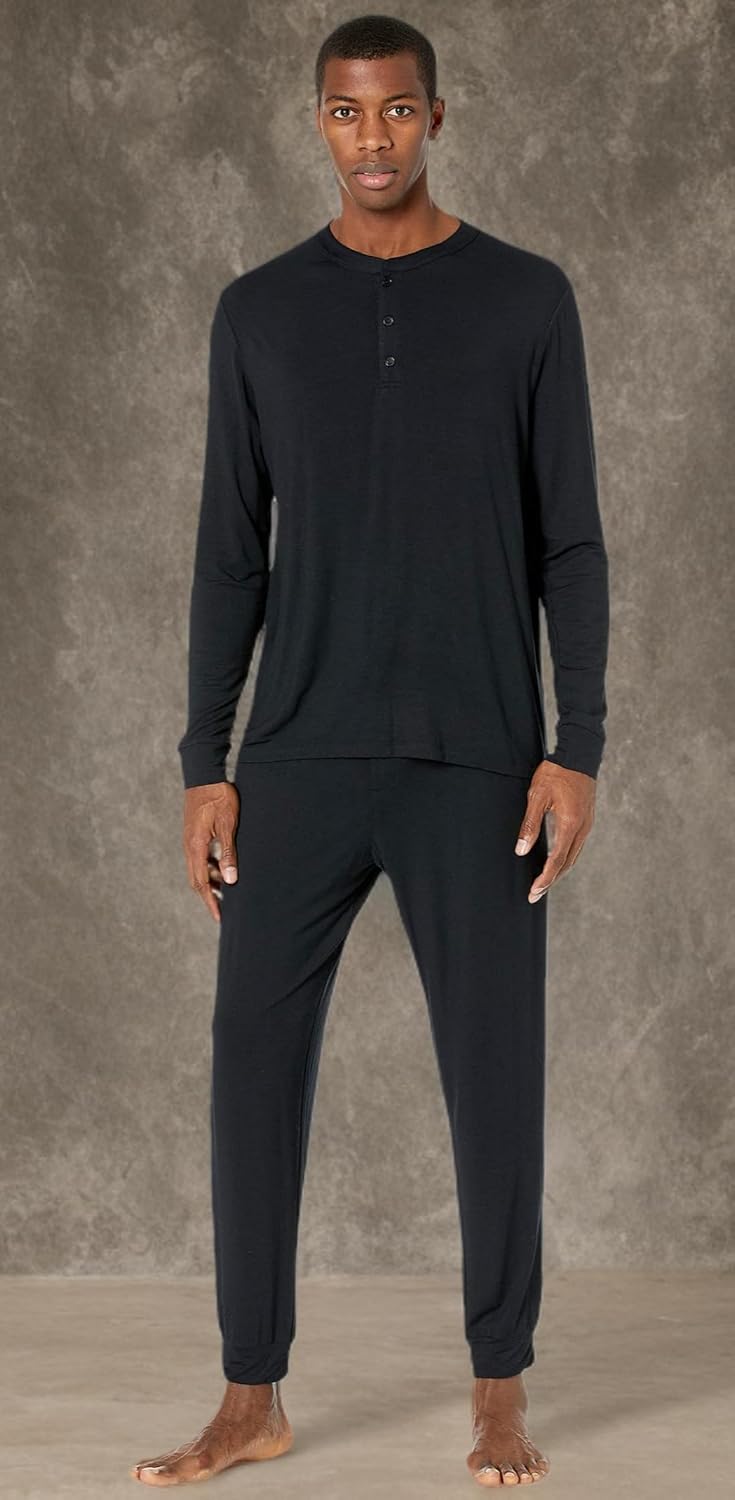Eberjey Henry Men's Jersey Modal PJ Set - Image 4