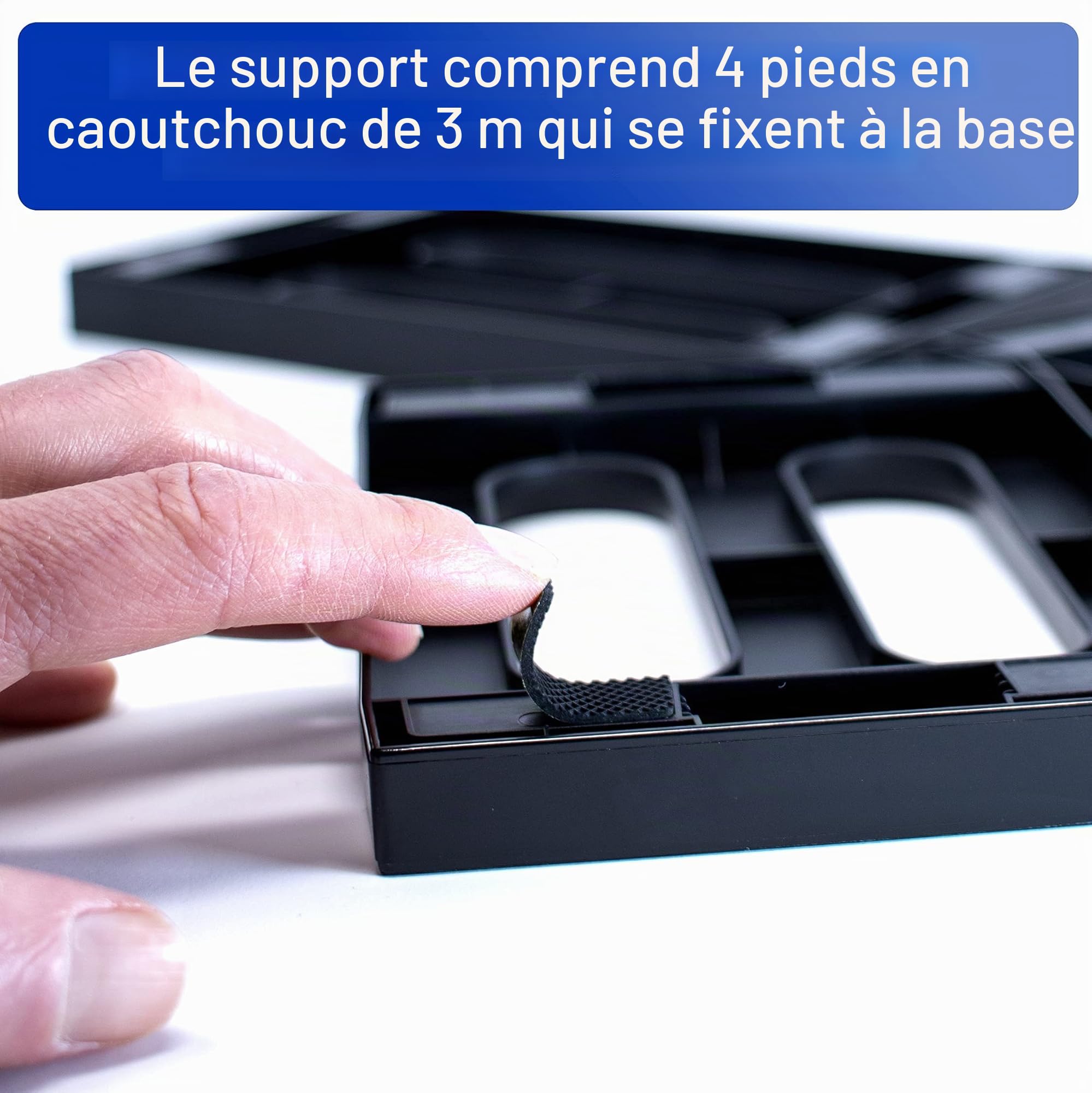 ADZ Tour de rangement de jeux - Pour 36 jeux ou disques Blu-Ray - Pour PS4, PS5, Xbox One, Xbox Series X/S et disques Blu-Ray (Noir)